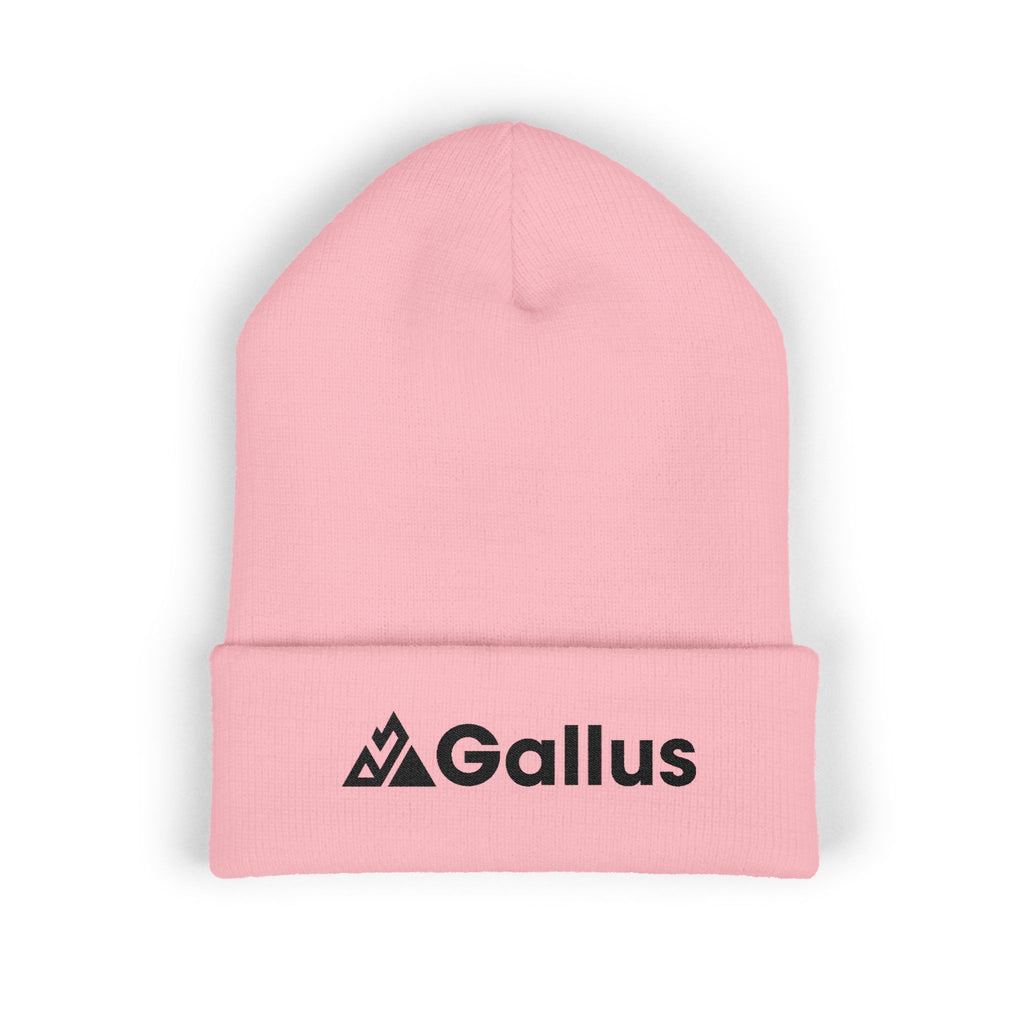 Embroidered "Gallus" Classic Cuffed Beanie — Warm Winter Knit Hat