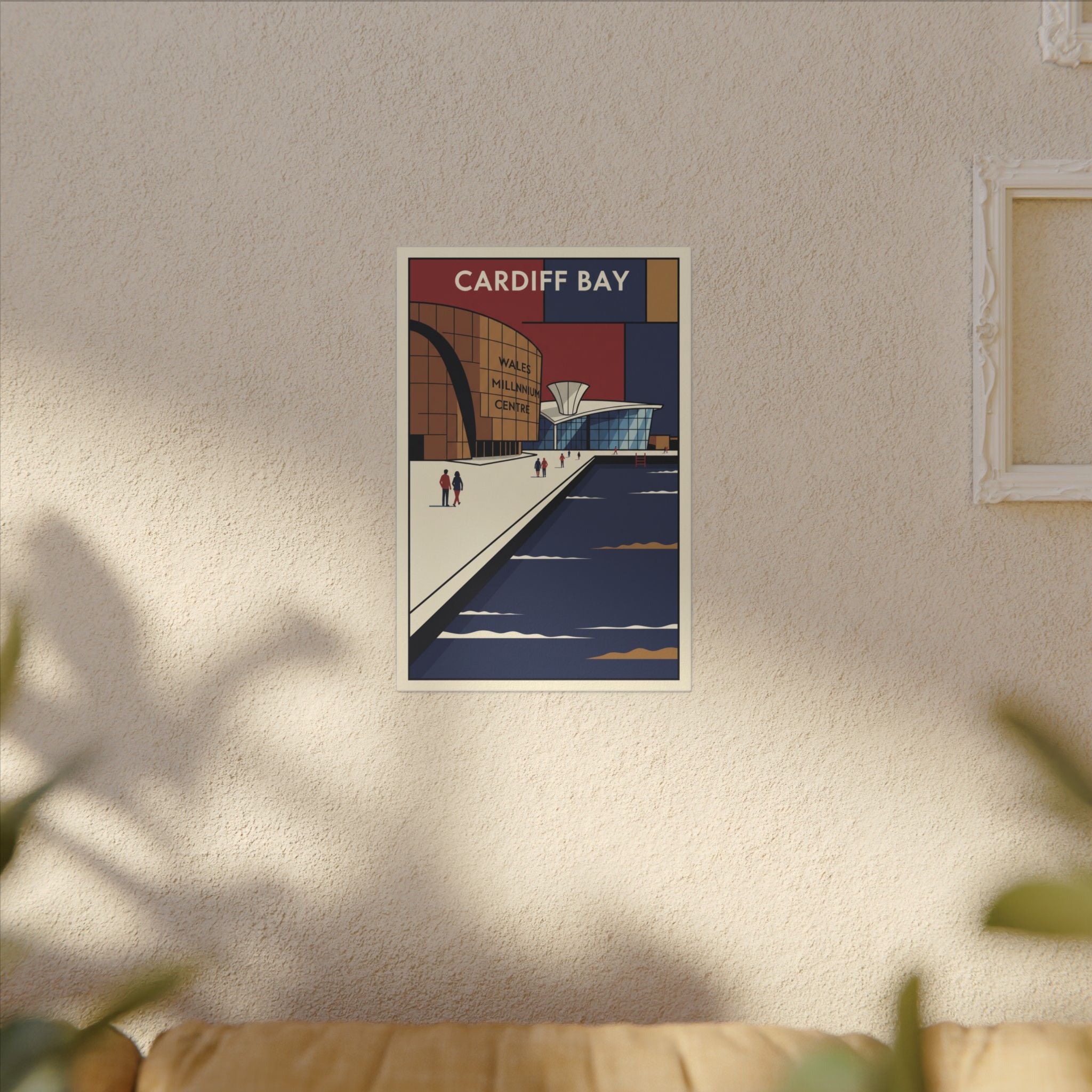Cardiff bay Millennium centre Travel Poster Canvas
