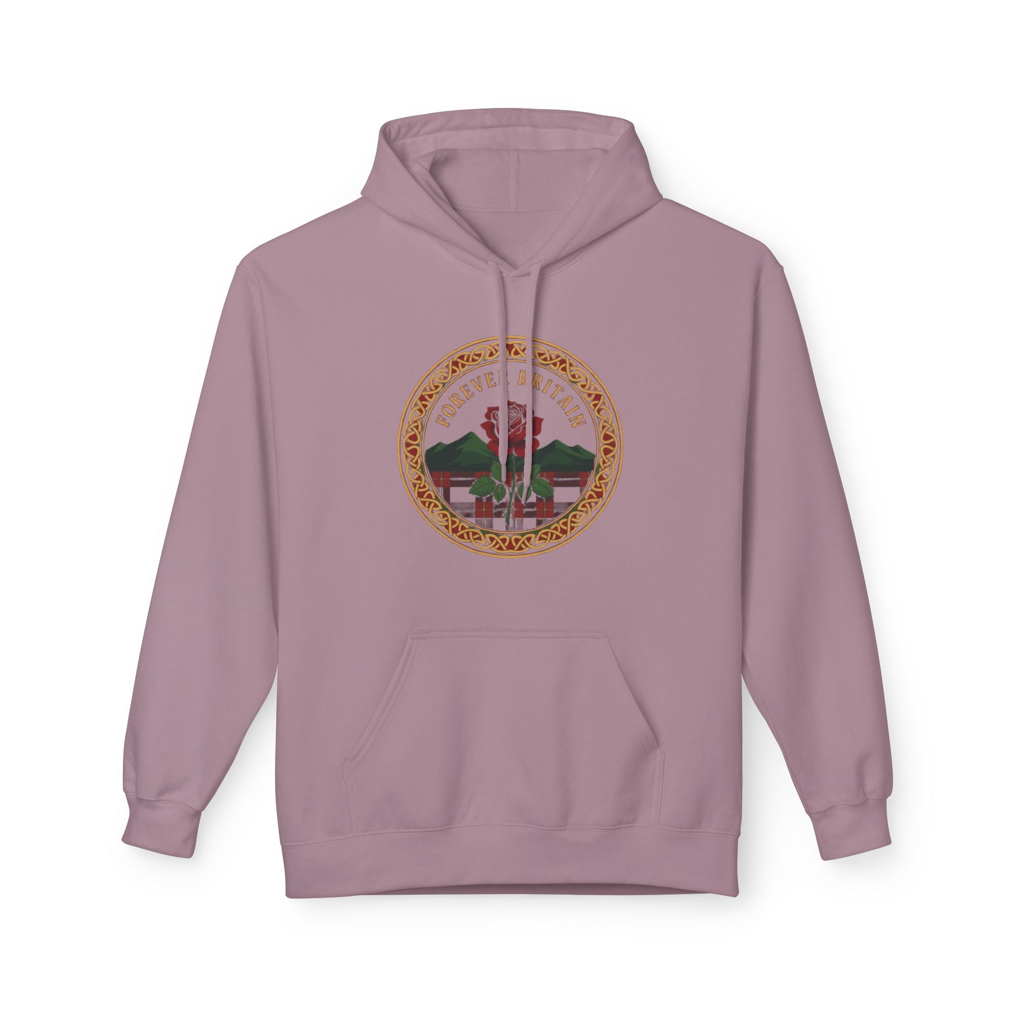 Forever British Vintage Seal Hoodie — Retro UK Crest Pullover