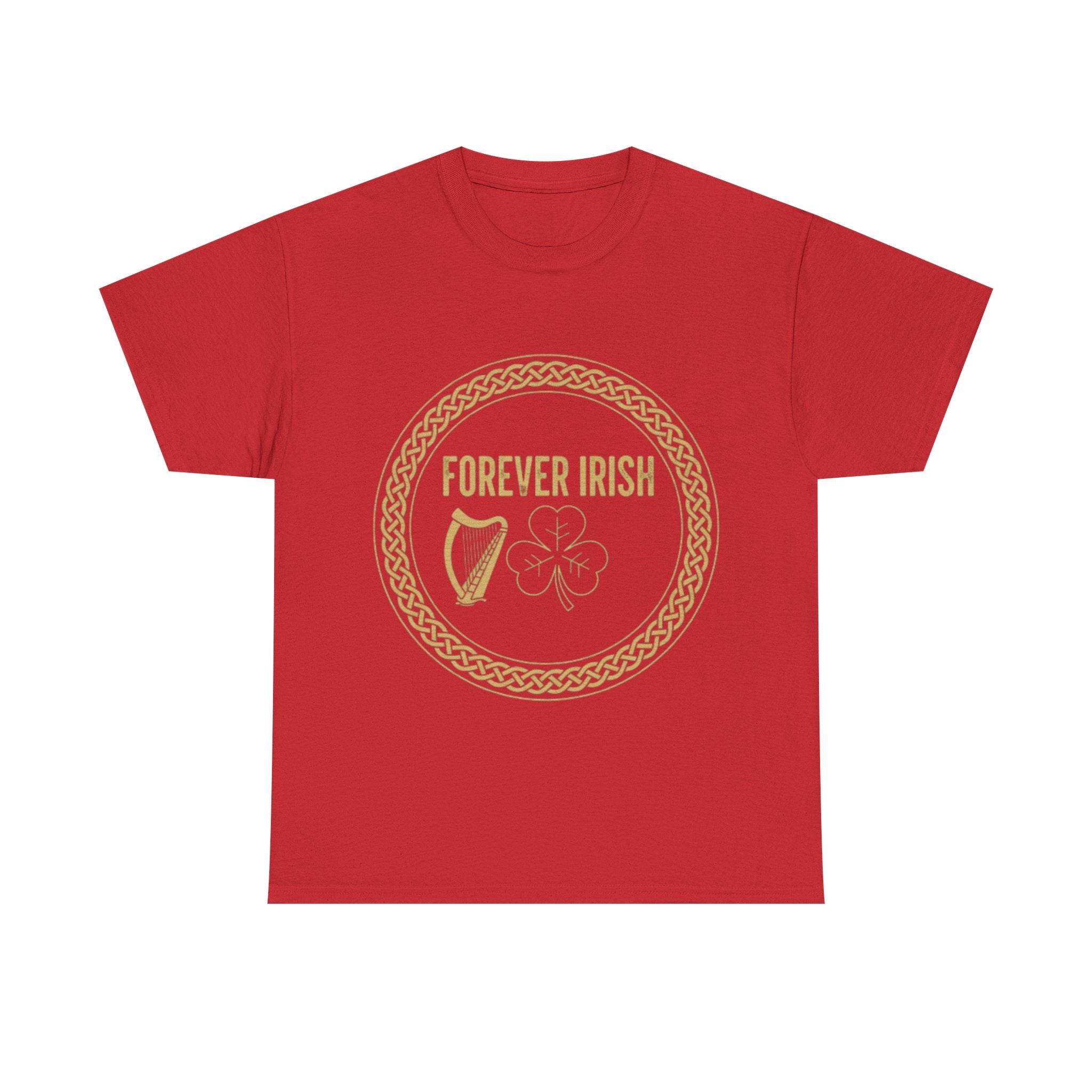 Forever Irish T‑Shirt - "Forever Irish" Shamrock & Harp St. Patrick’s Day Tee