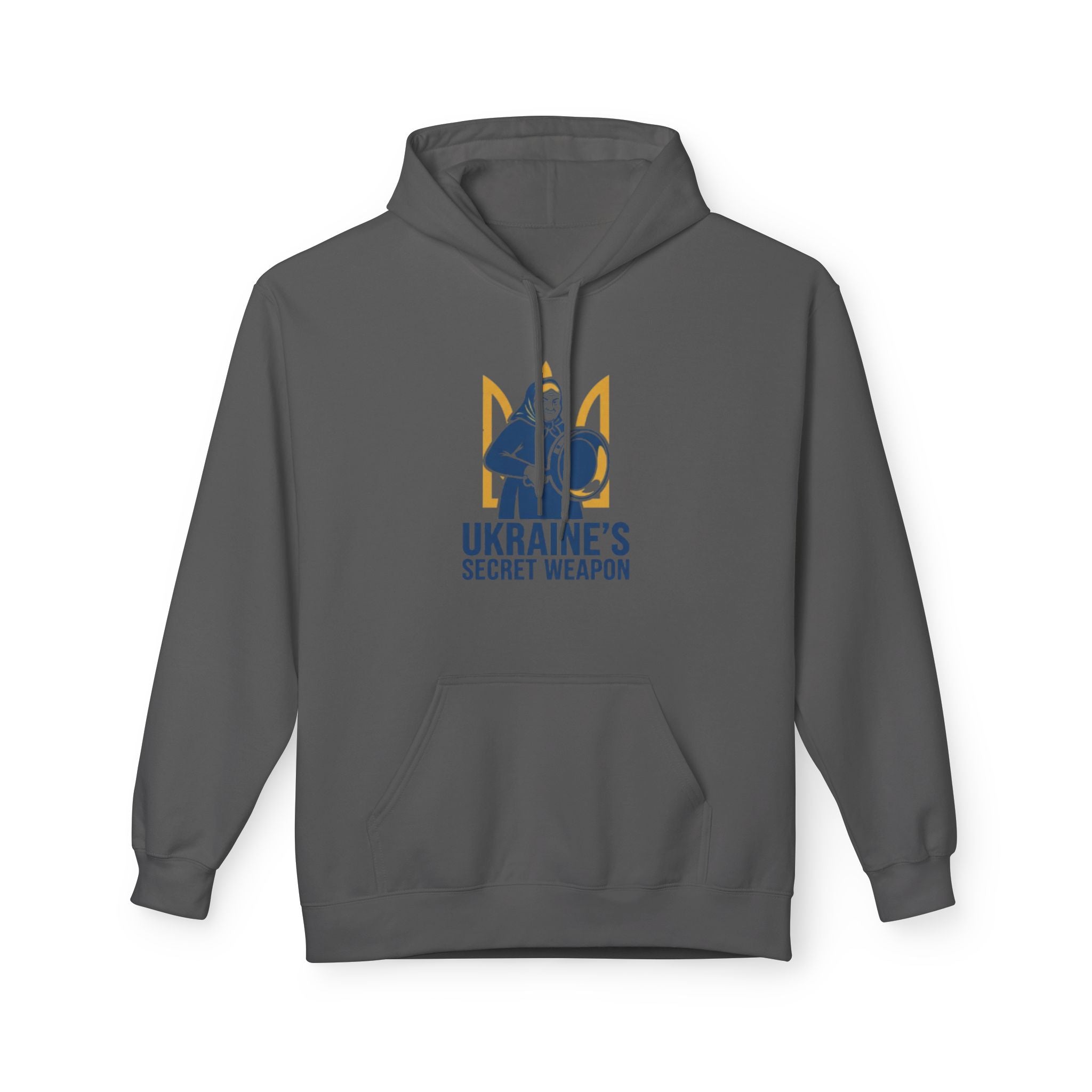 Hoodie — "Ukraine's Secret Weapon" Trident Design