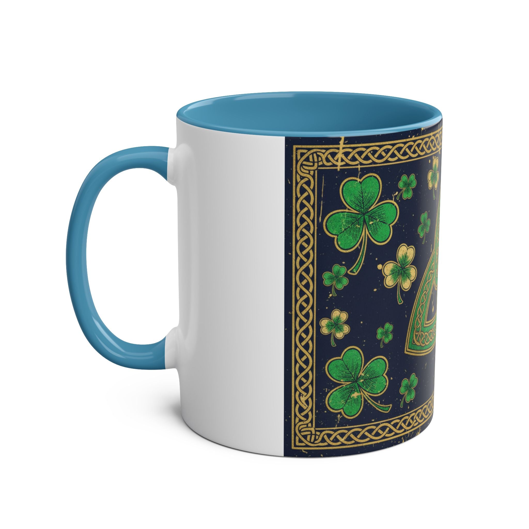Celtic Trinity Knot Coffee Mug — Shamrock St. Patrick’s Day 11oz