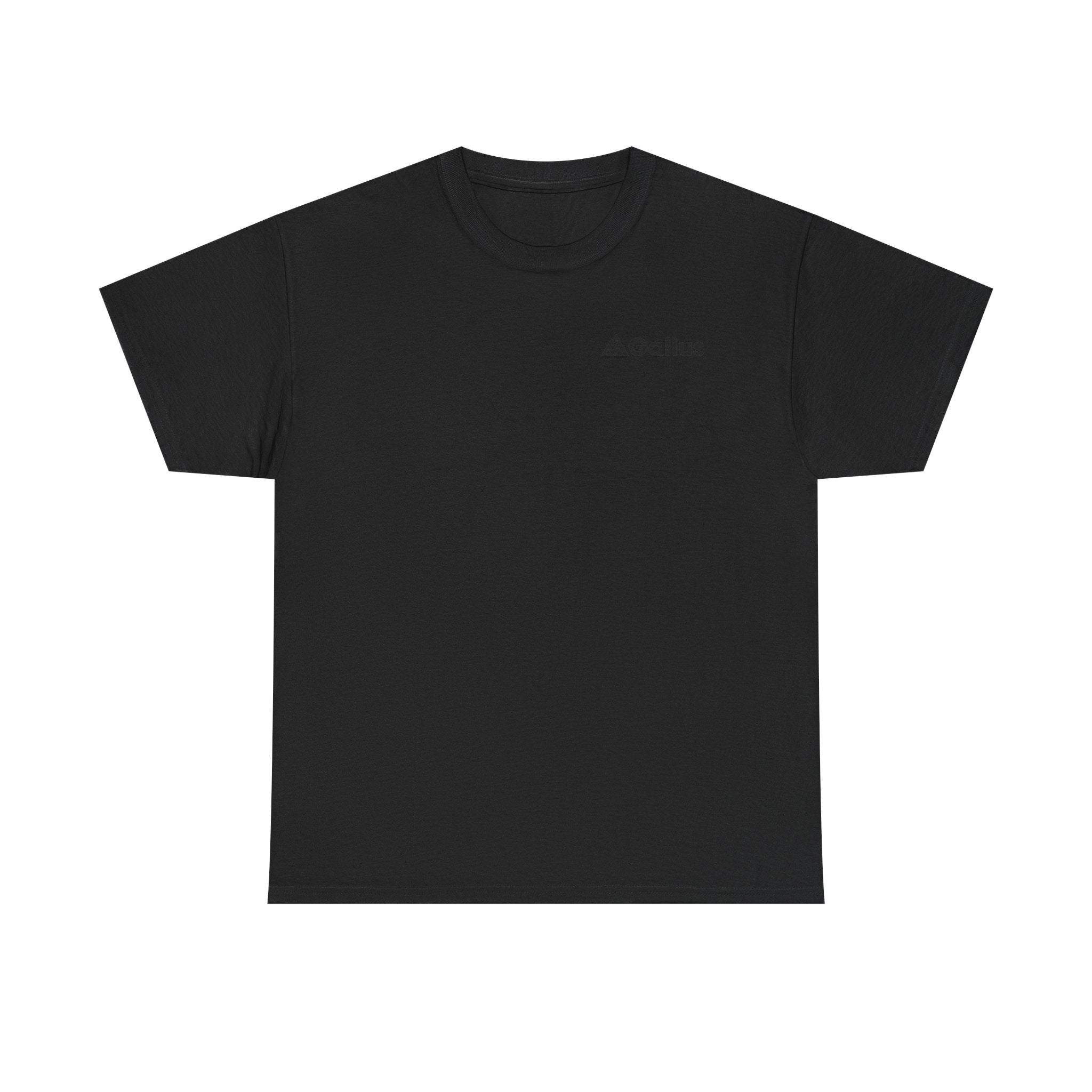 Mountain Sunset Graphic Tee — Vintage Nature Poster Back Print