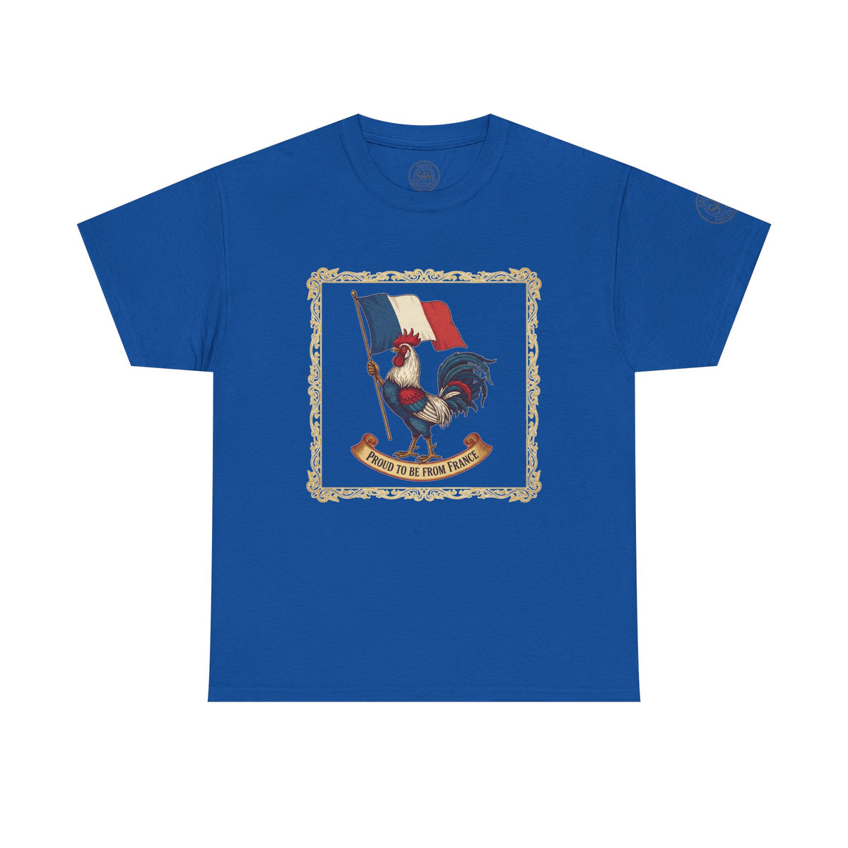 Proud to Be From France T-Shirt — Rooster & Tricolour Crest Tee — product image 10