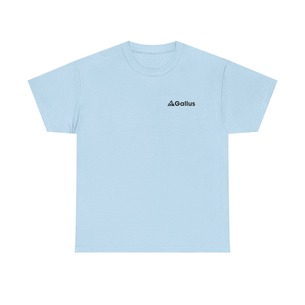 Out of Office Scenic Tee — Vintage Postcard Nature Graphic T-Shirt