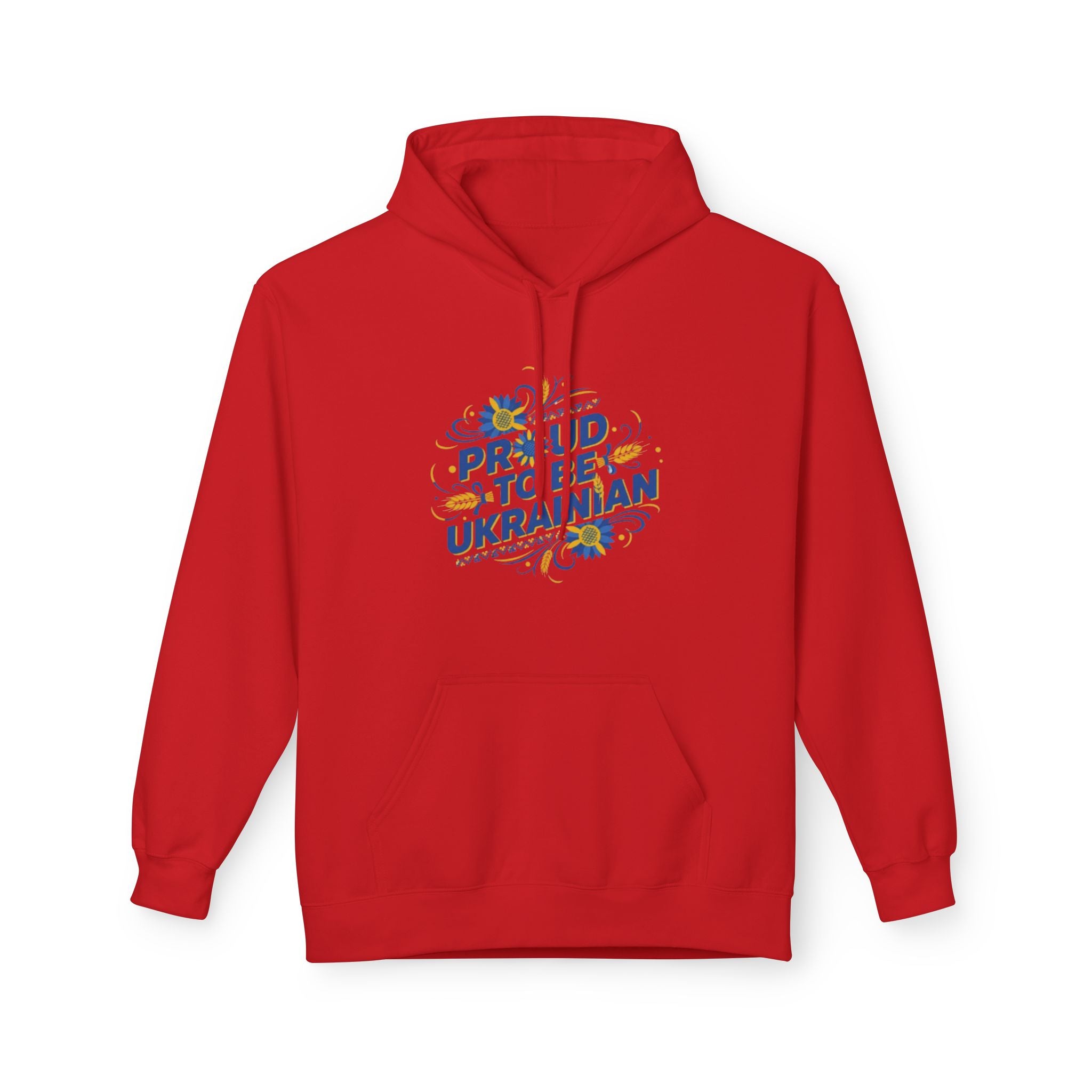 Proud to Be Ukrainian Hoodie — Sunflower Patriotic Ukrainian Pride Sweatshirt