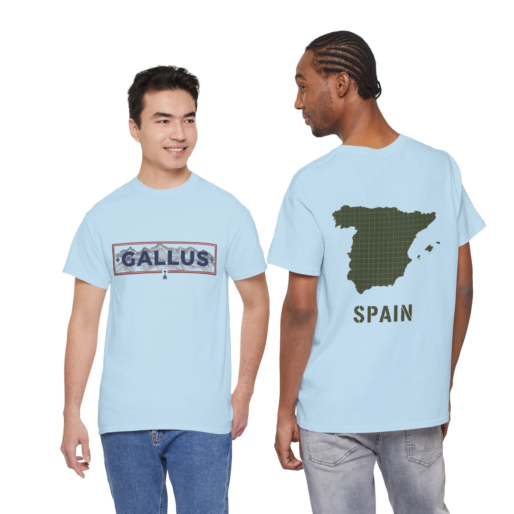 Spain Map T-Shirt • Gallus Logo Travel Tee