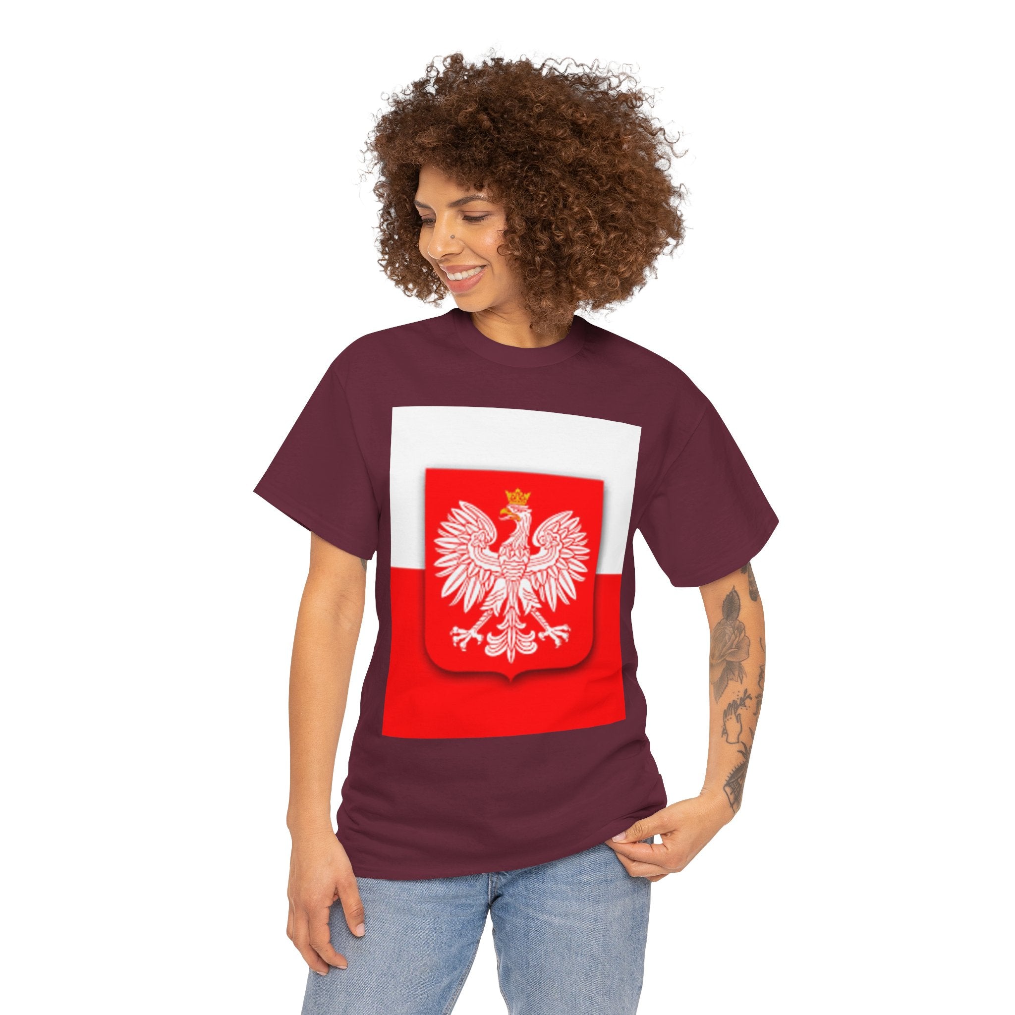 Polish White Eagle T-Shirt — Polska Coat of Arms Tee
