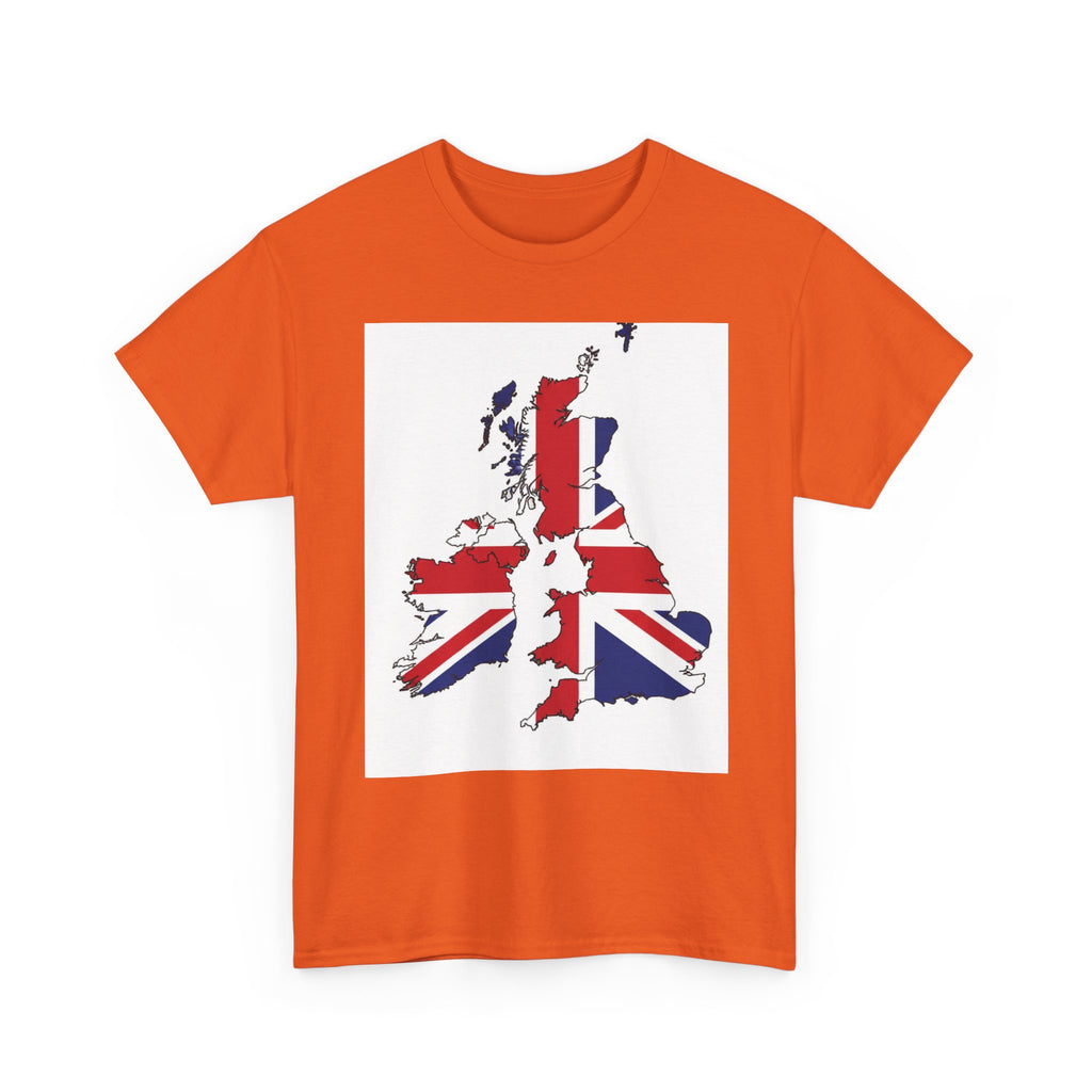UK Map Flag T-Shirt — British Union Jack Graphic Tee