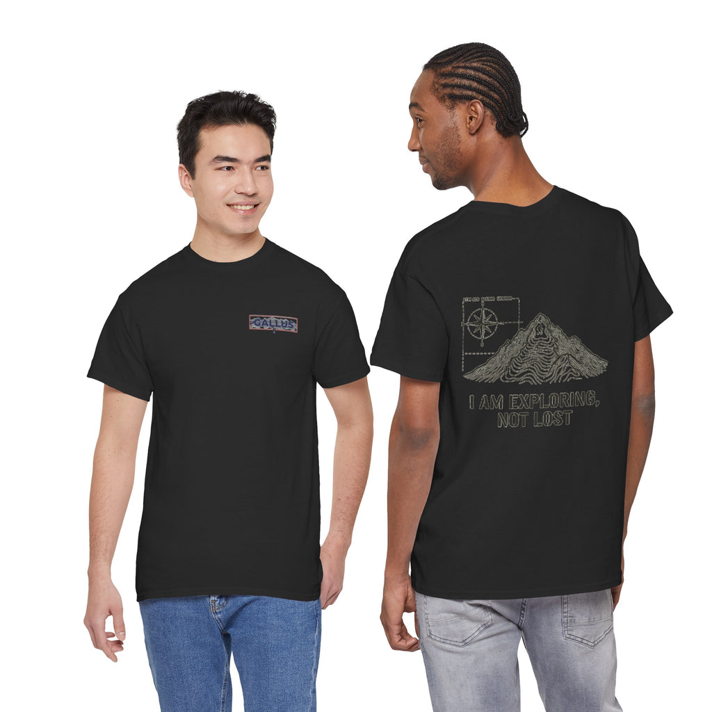 Explorer Mountain Tee — "I Am Exploring, Not Lost" Adventure T-Shirt