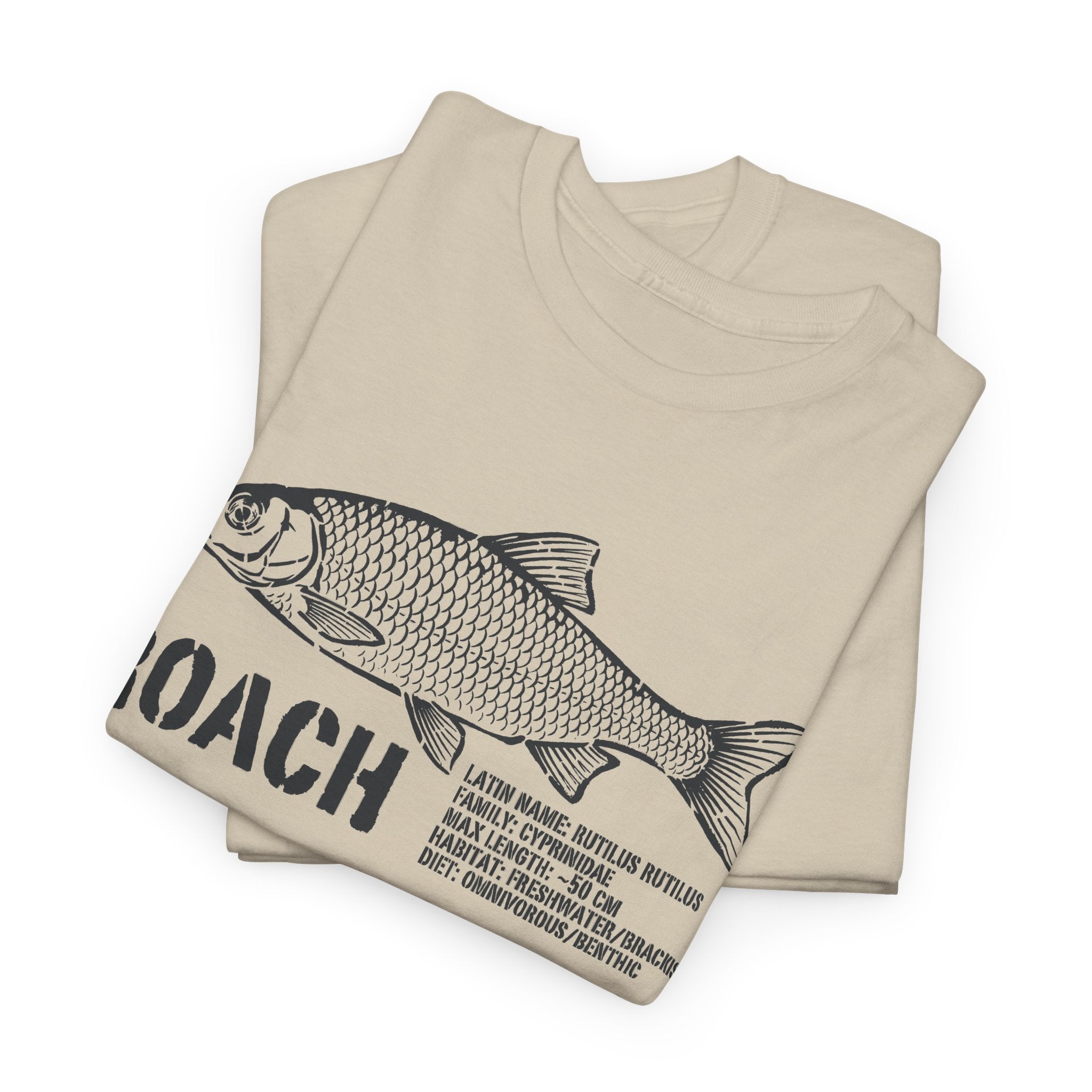 Roach Fish Sketch Tee — Vintage Angler Graphic T-Shirt