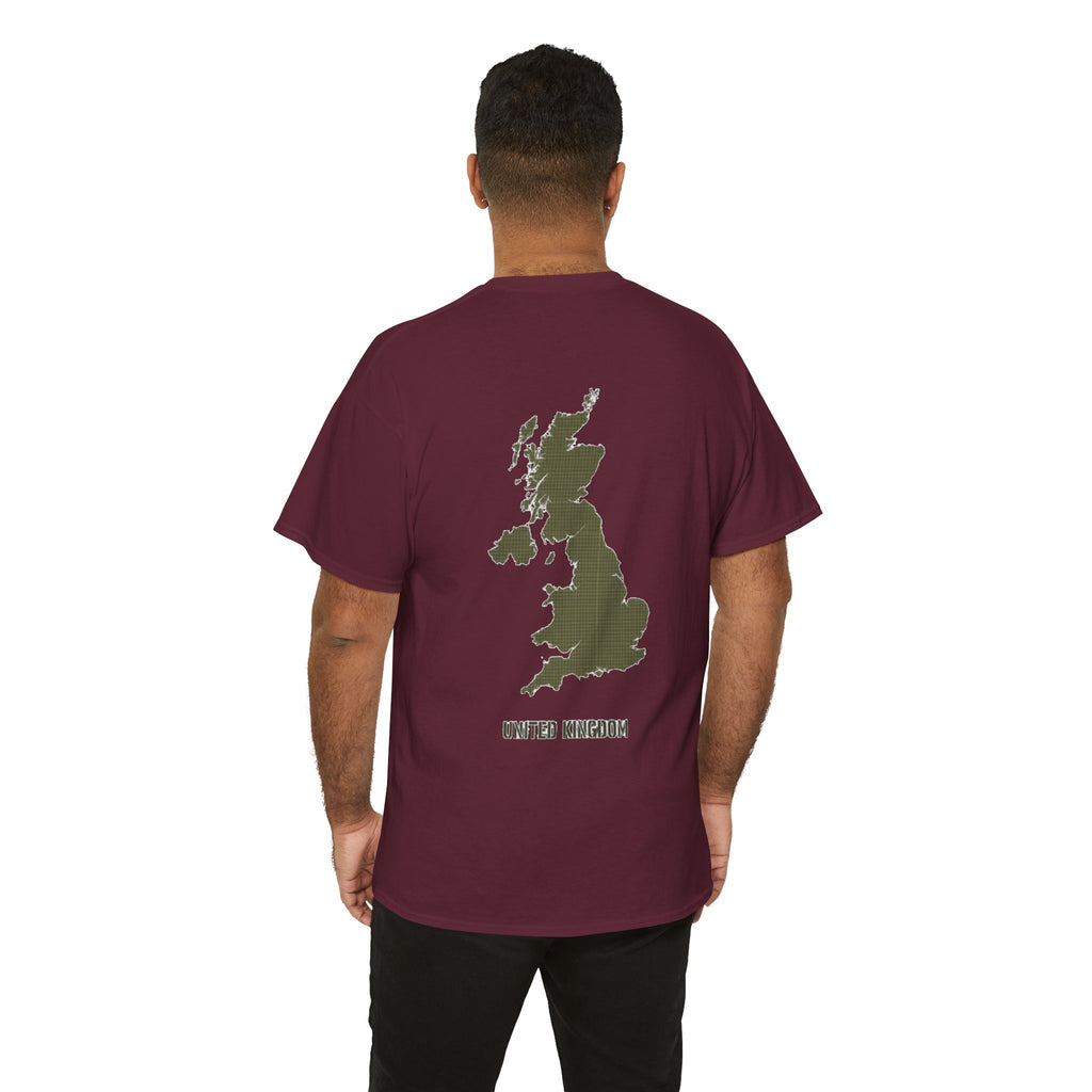 United Kingdom Map Tee — "GALLUS" Streetwear Graphic T-Shirt