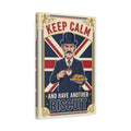 Keep Calm and Have Another Biscuit Canvas Print