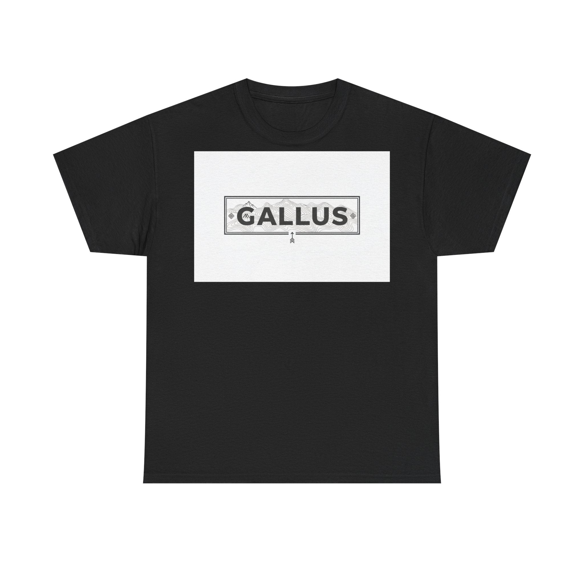 Gallus Logo Tee — Minimalist Stamp Graphic T-Shirt