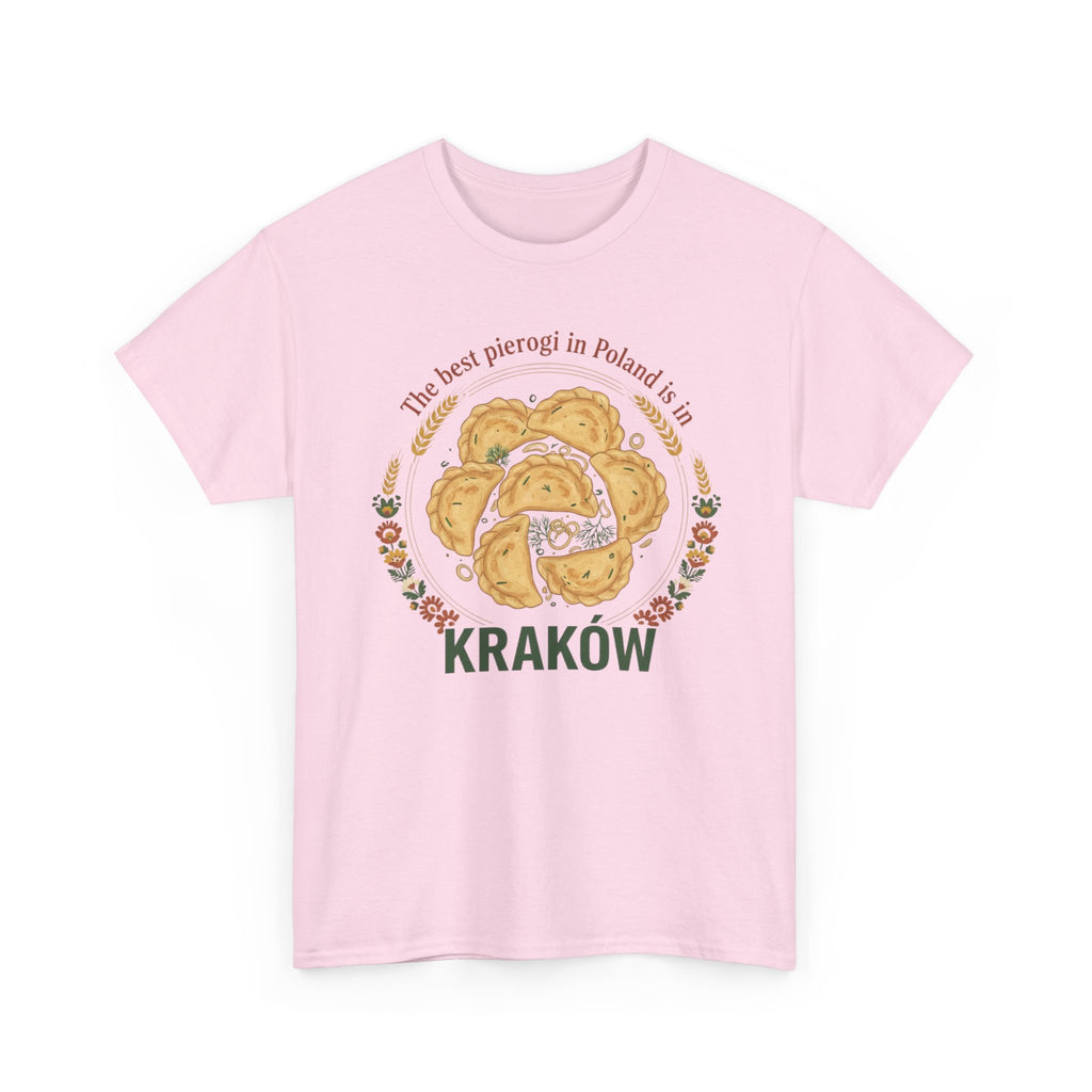 Kraków Pierogi Graphic Tee — "The best pierogi in Poland is in KRAKÓW" T-Shirt