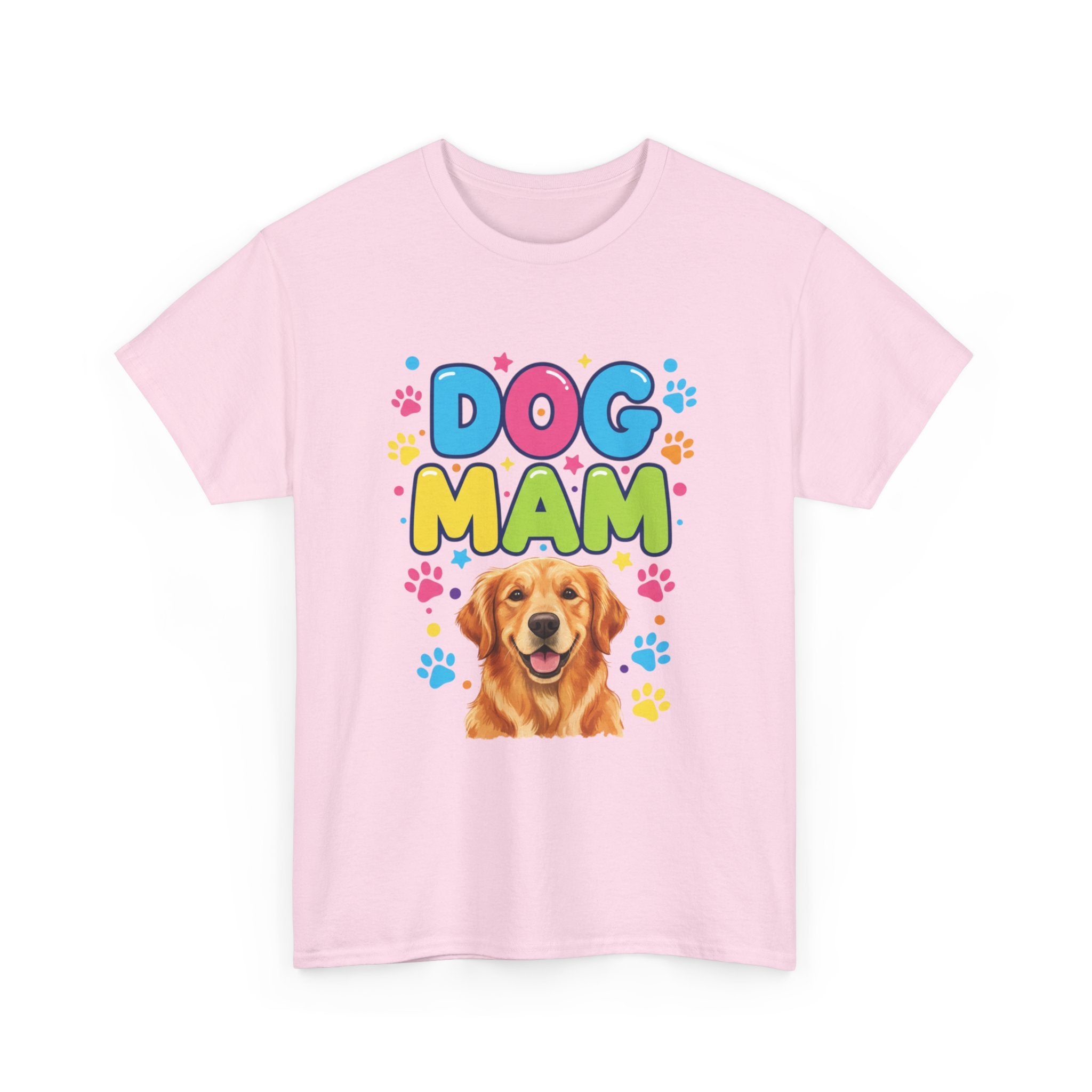 Dog Mam T-Shirt — Cute Colorful "Dog Mam" Graphic Tee for Dog Lovers