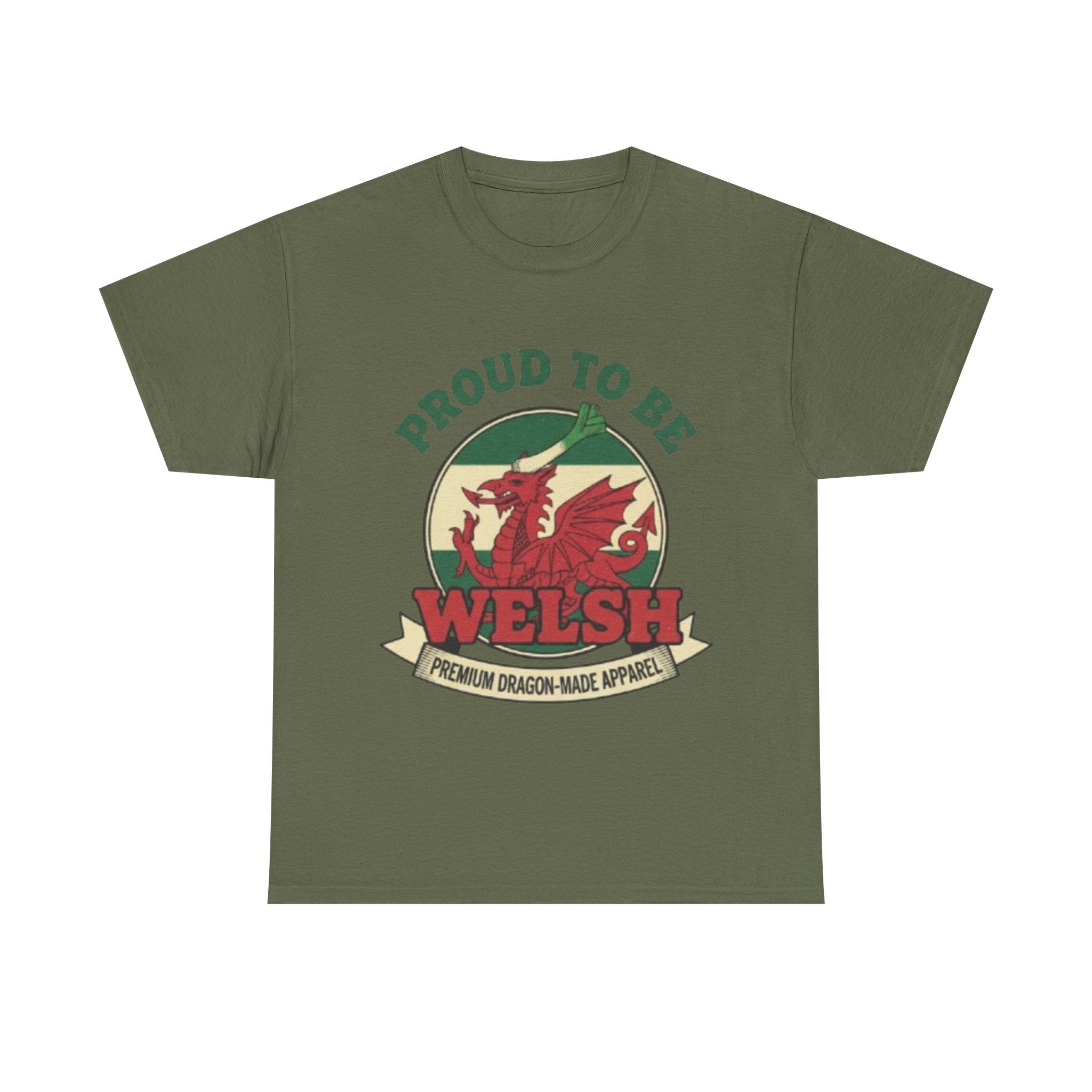 Proud to Be Welsh T-Shirt — Welsh Dragon Pride Tee