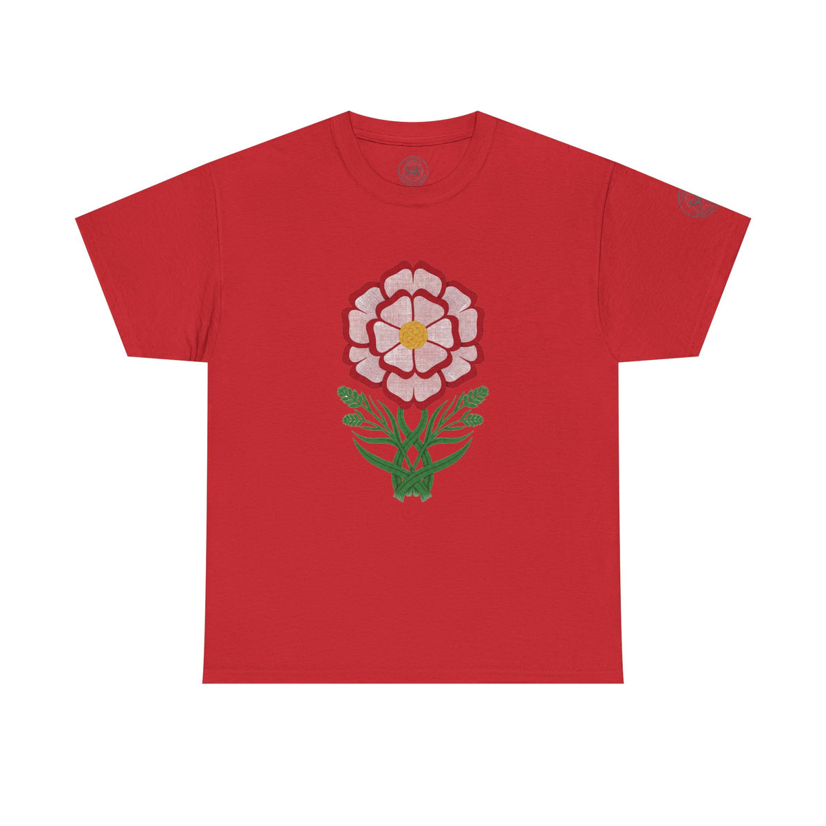 Tudor Rose England T-Shirt — Floral Heritage Graphic Tee — product image 12
