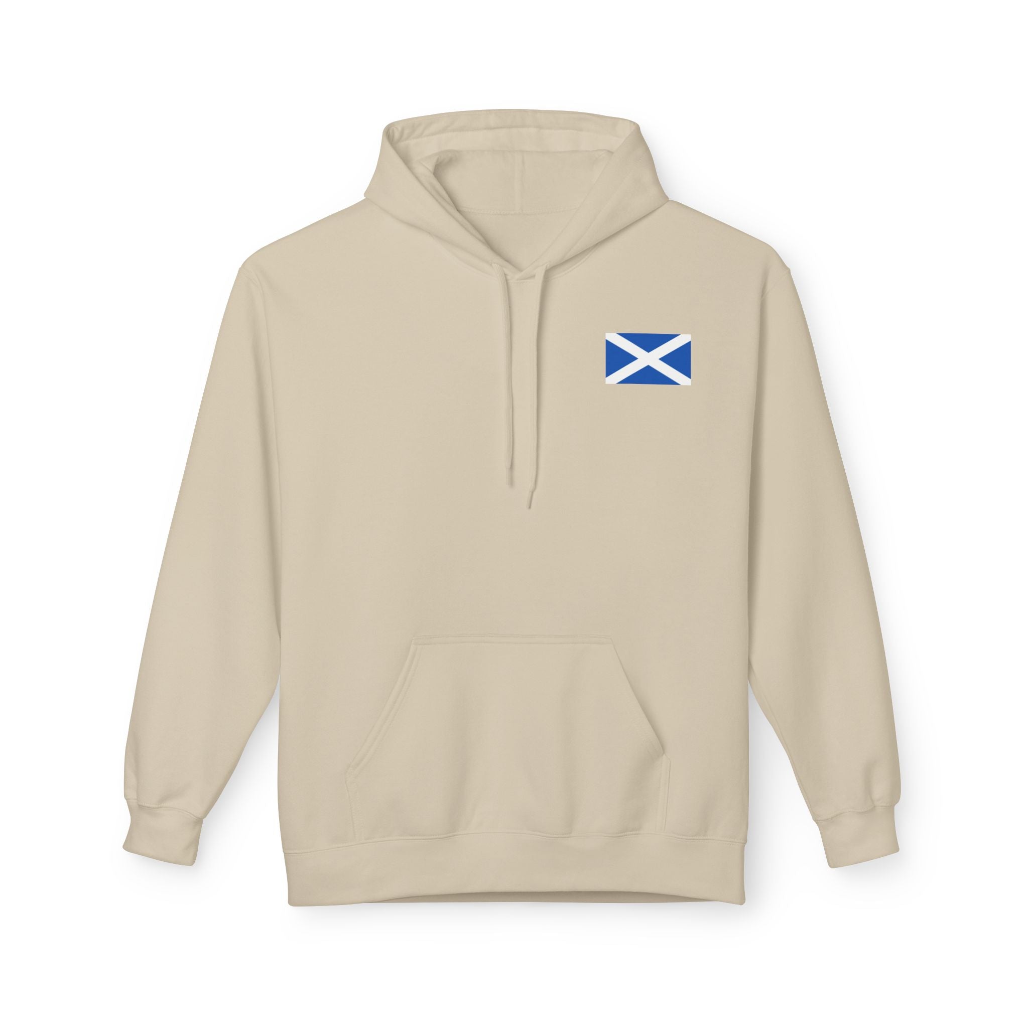 Scottish Hoodie — "Scottish & Proud" Vintage Stag Graphic Pullover