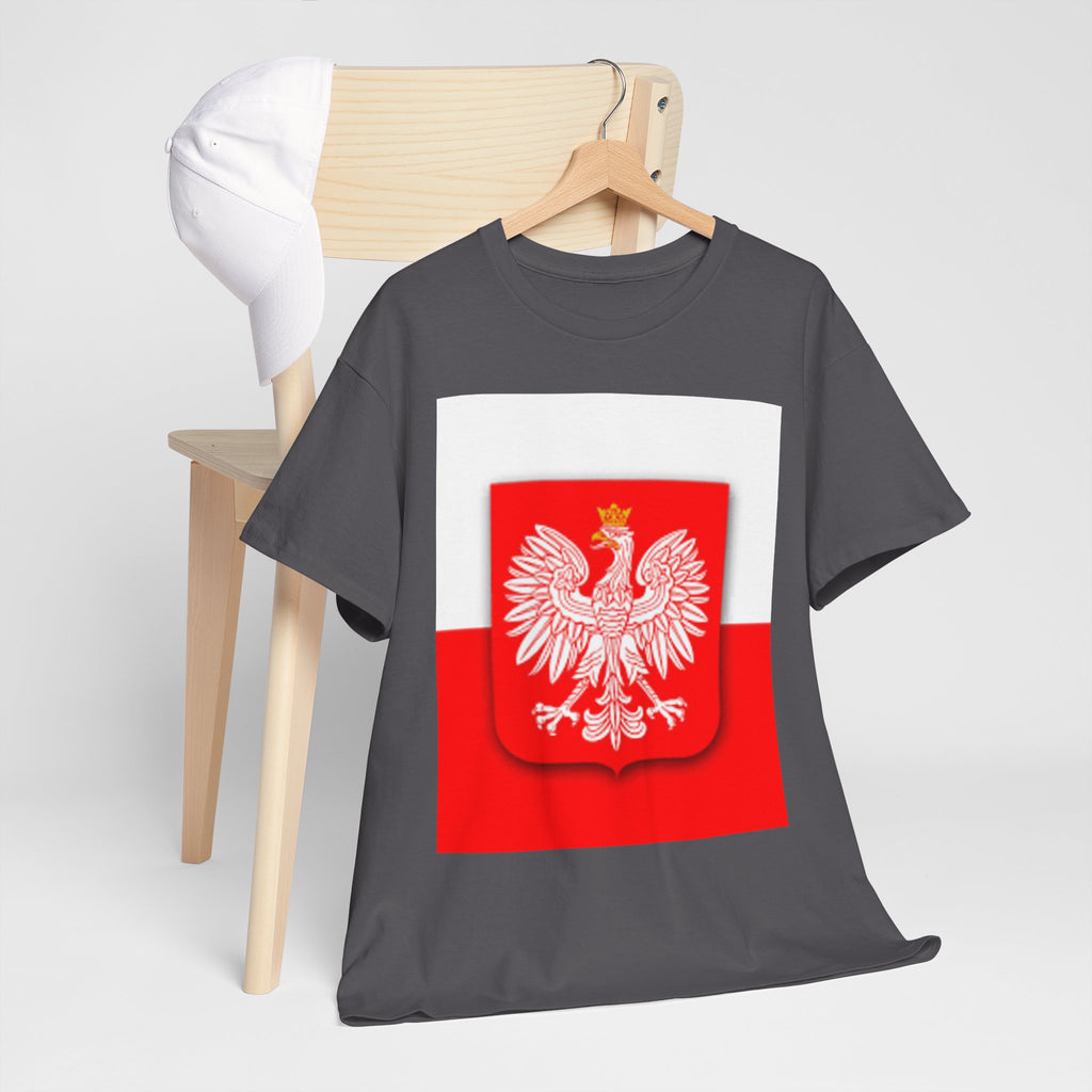 Polish White Eagle T-Shirt — Polska Coat of Arms Tee