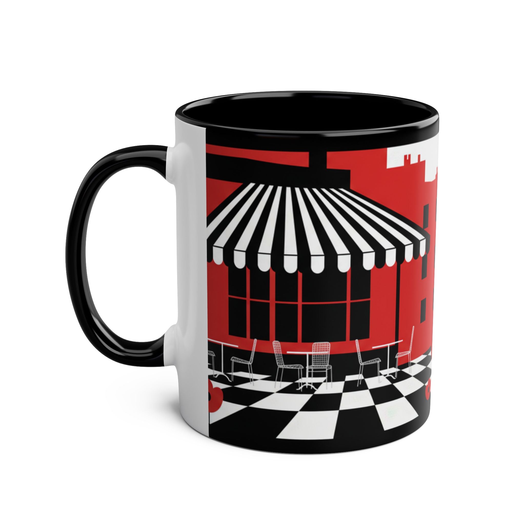 Two-Tone Coffee Mugs, 11oz