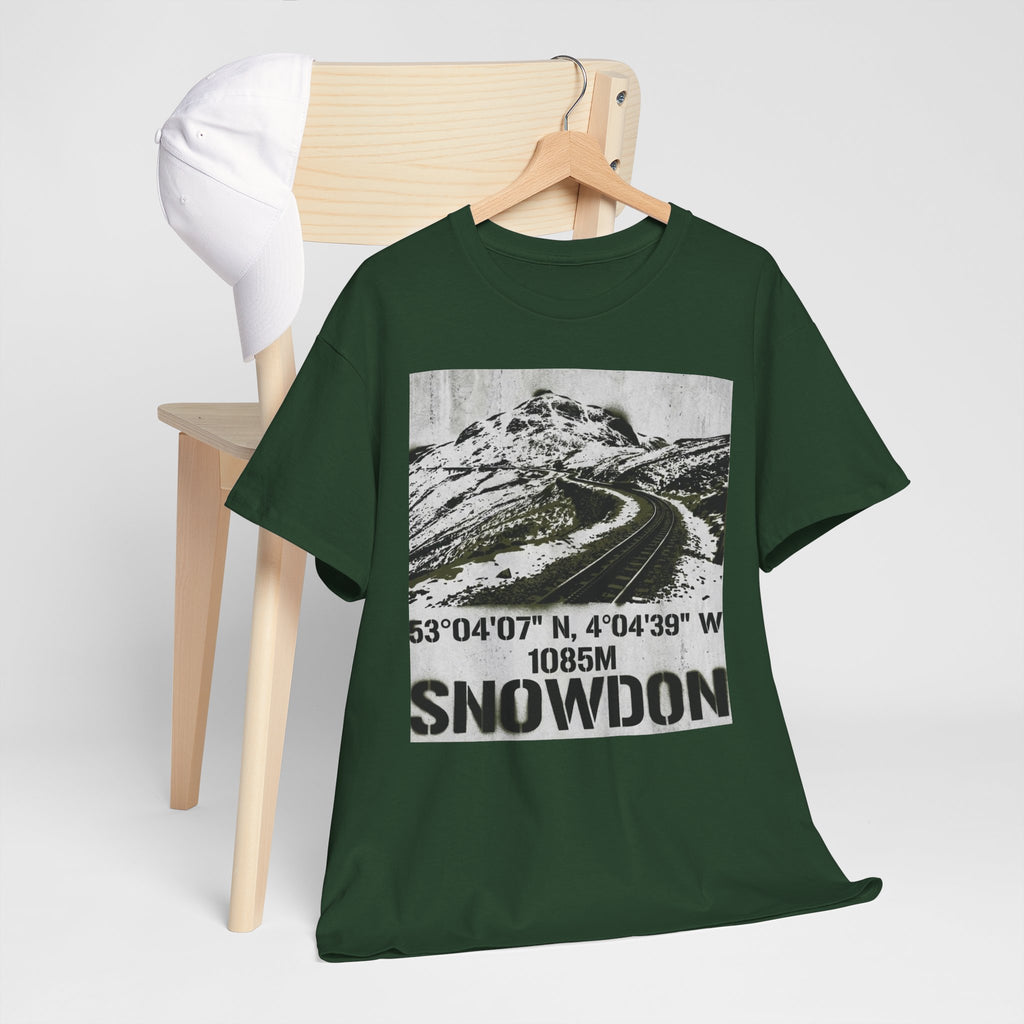 Snowdon Mountain Tee — Snowdon 1085M Coordinates Graphic T-Shirt