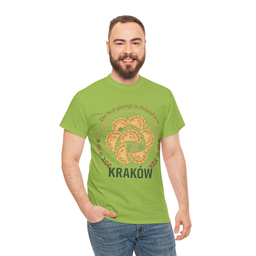 Kraków Pierogi T-Shirt — "The best pierogi in Poland is in Kraków" Shirt
