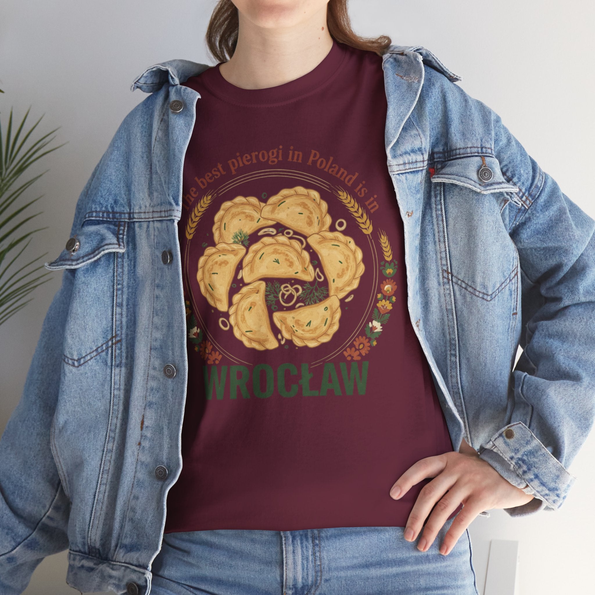 Wrocław Pierogi T-Shirt — "The best pierogi in Poland is in" Polish Food Tee