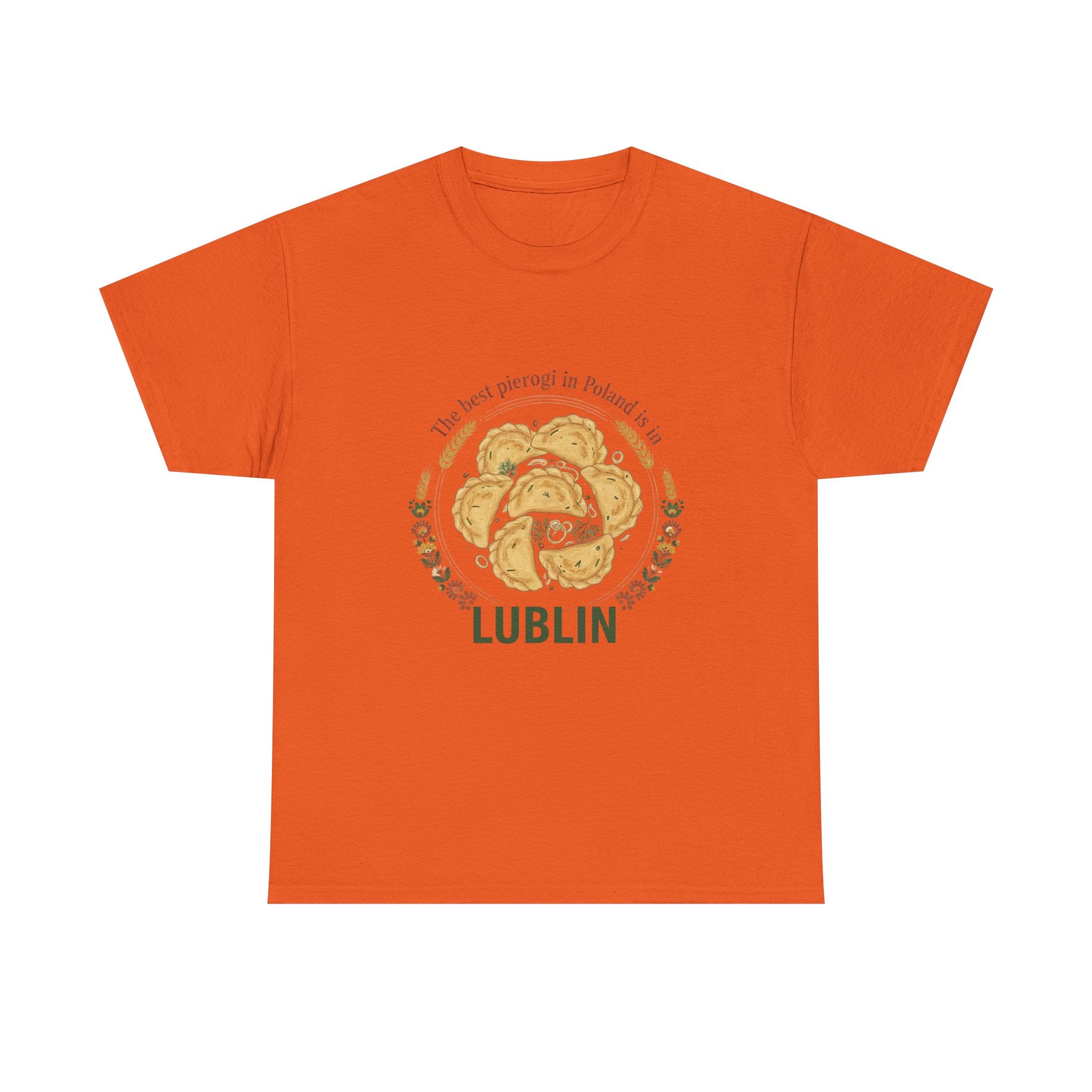 Lublin Pierogi Tee — "The best pierogi in Poland is here" Casual Polish Food T‑Shirt