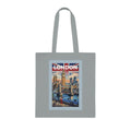 London Vintage Travel Tote Bag — Big Ben & Union Jack Cotton Shopper