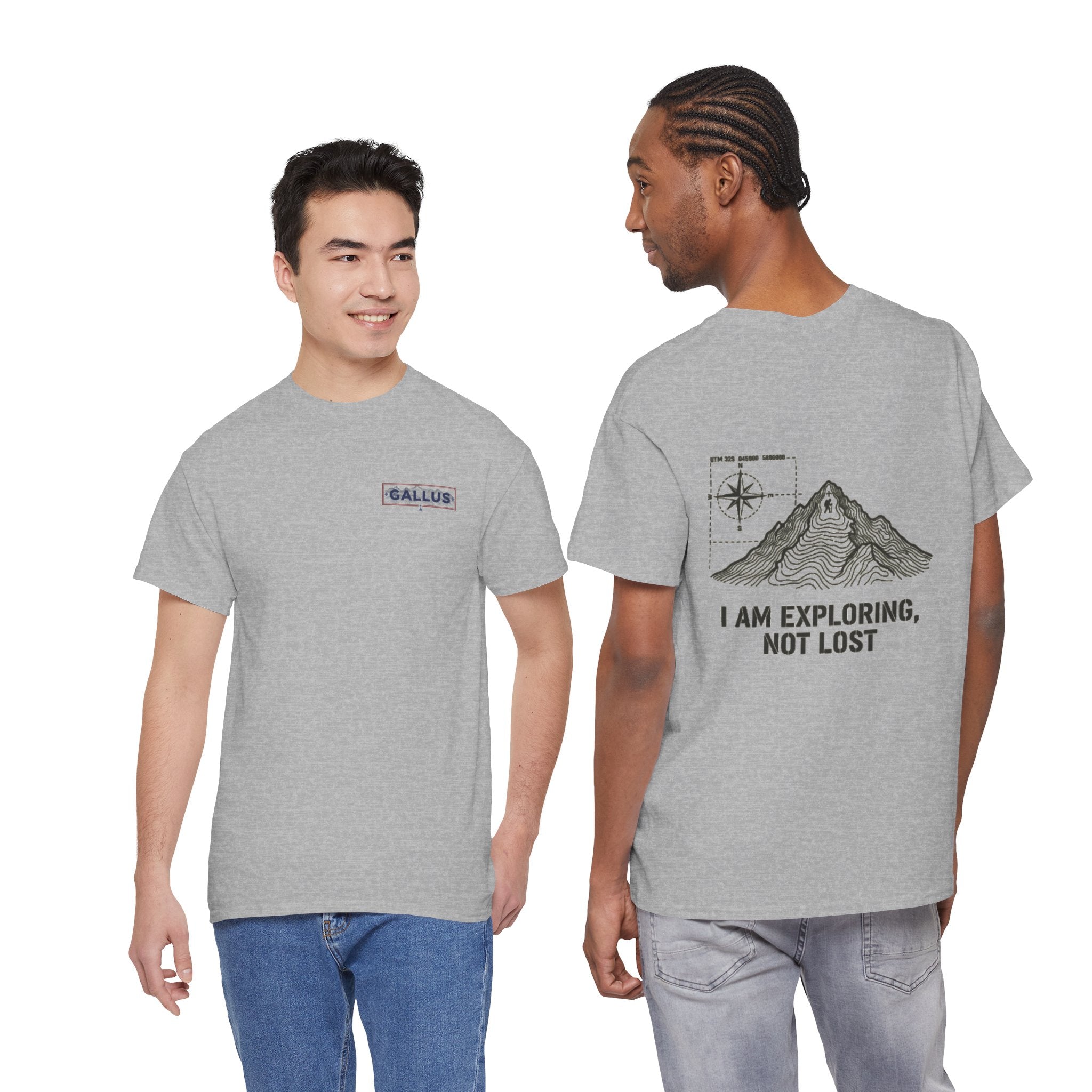 Explorer Mountain Tee — "I Am Exploring, Not Lost" Adventure T-Shirt