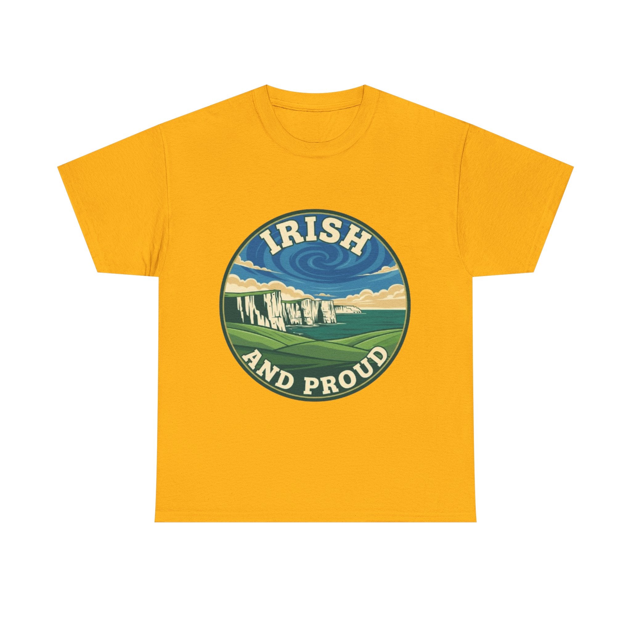 Irish and Proud T-Shirt — Scenic Cliffs Vintage St. Patrick’s Day Tee