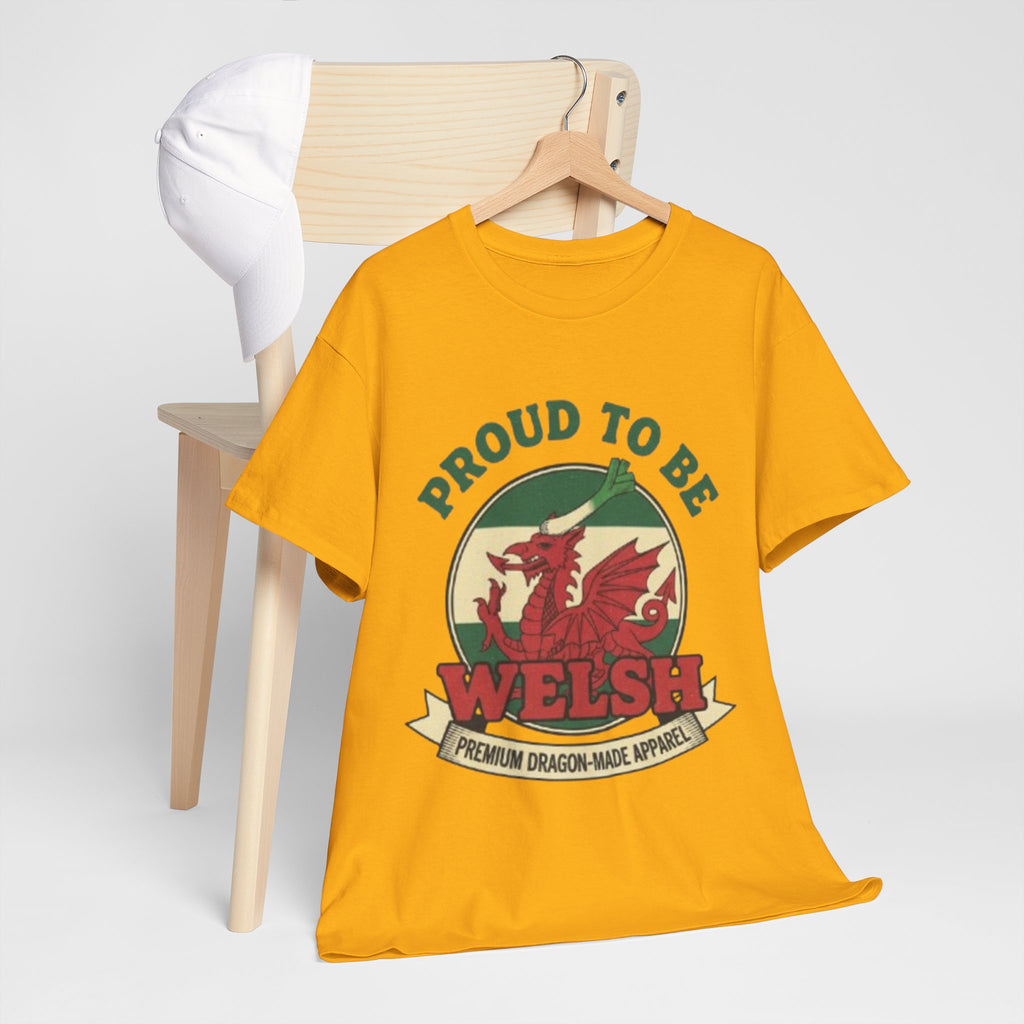 Proud to Be Welsh T-Shirt — Welsh Dragon Pride Tee
