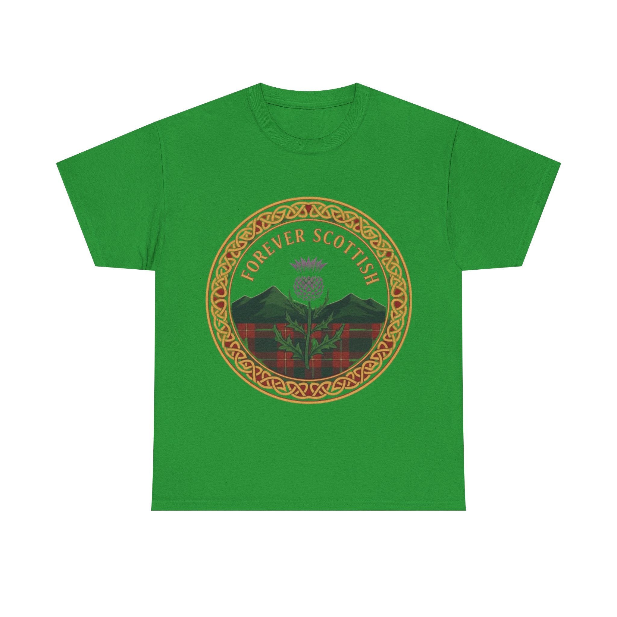 Scottish Thistle T‑Shirt - "Forever Scottish" Crest Tee