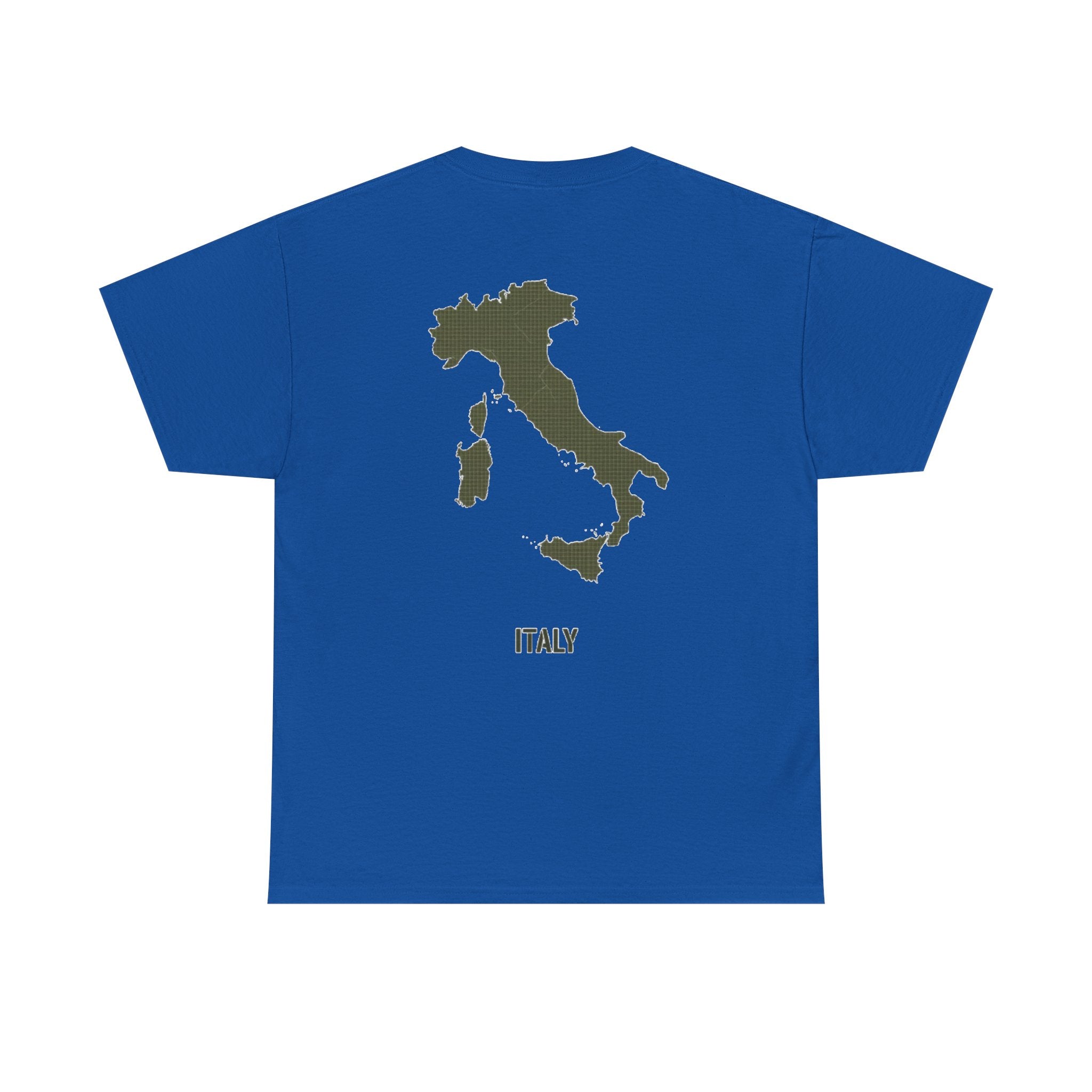 Italy Map Tee — GALLUS Logo Casual Cotton T-Shirt