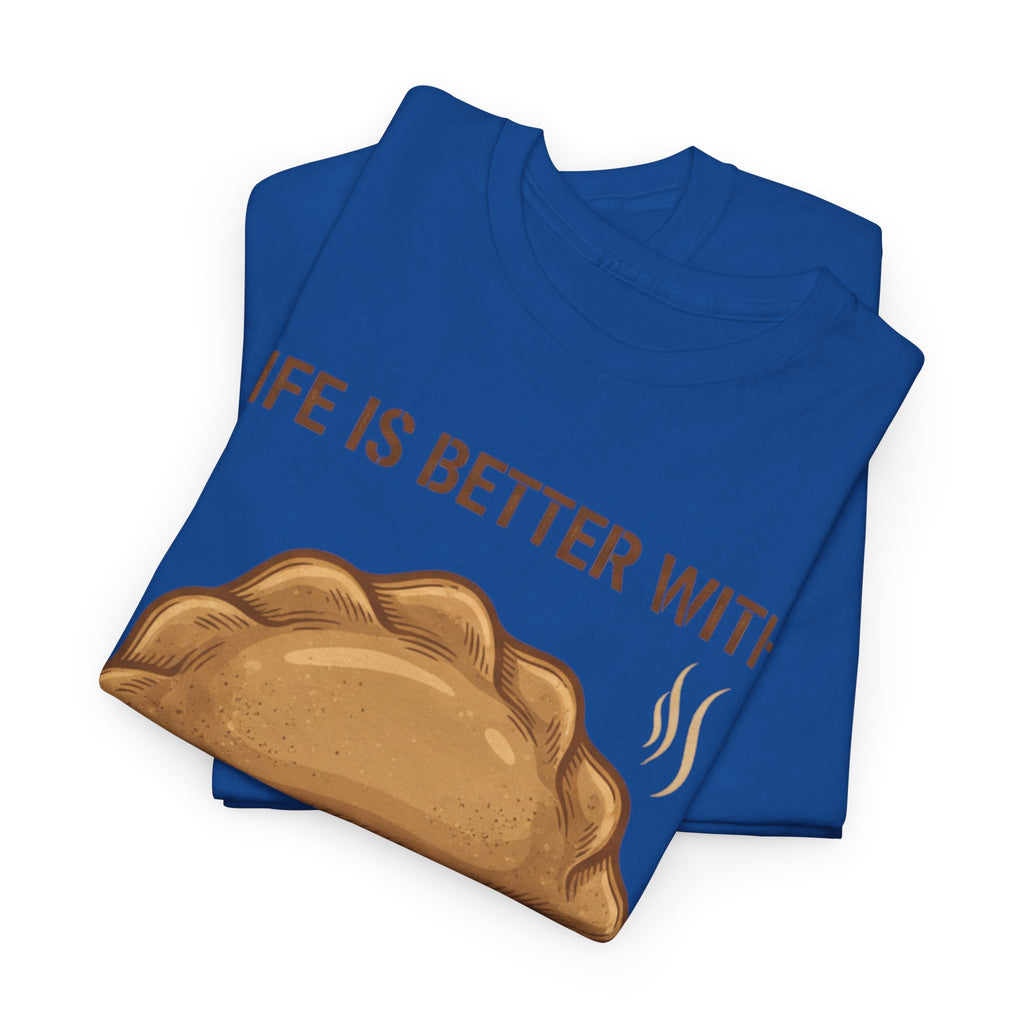 Pierogi T-Shirt — "Life Is Better With Pierogi" Funny Foodie Tee
