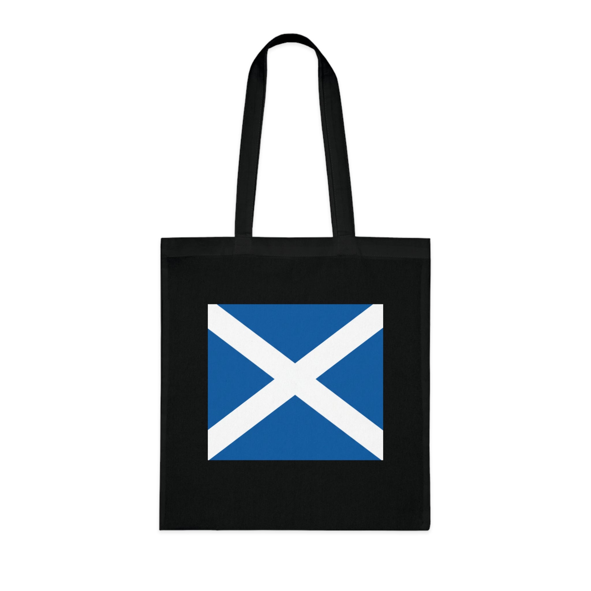 Scottish Saltire Cotton Tote Bag — Scotland Flag Eco Shopper