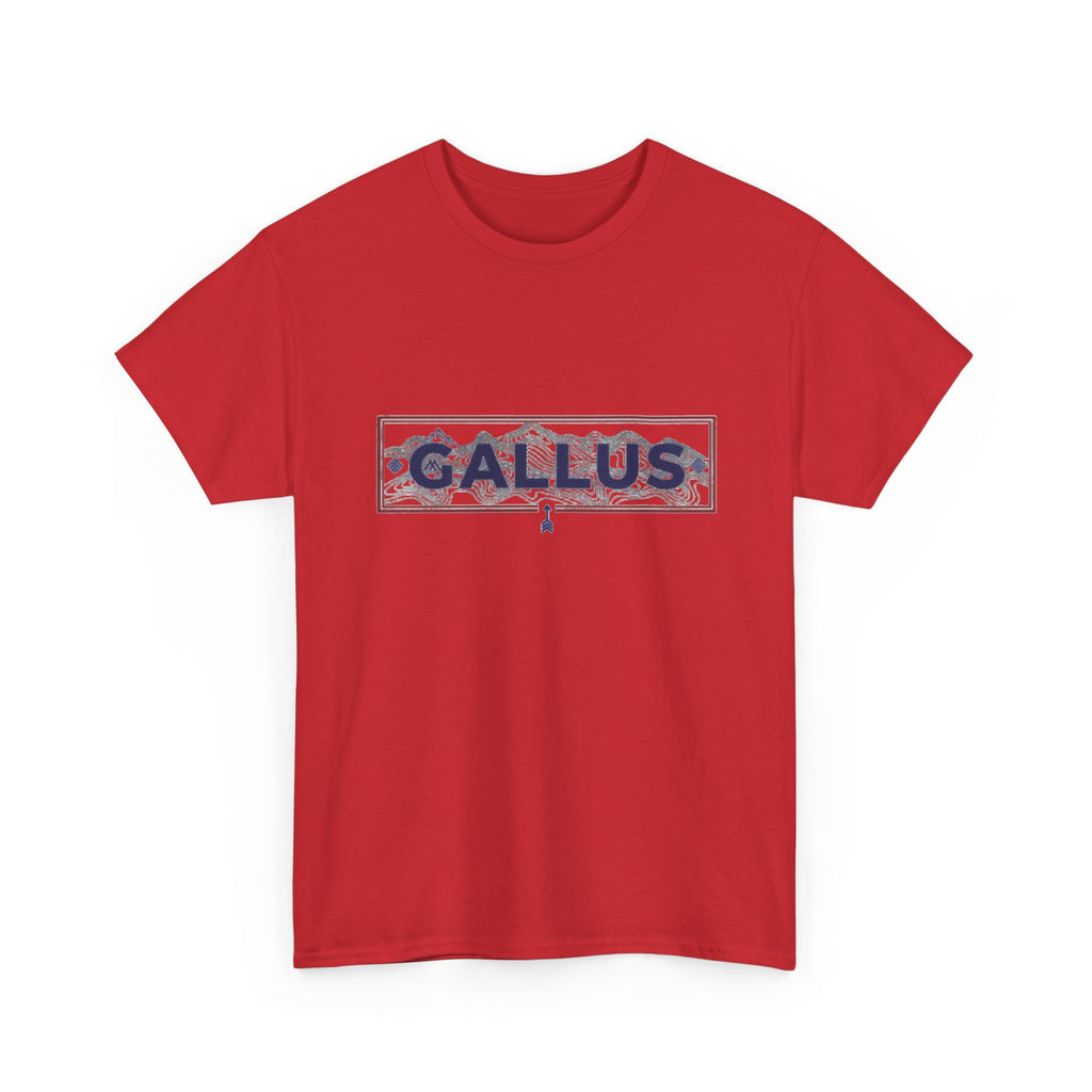 France Map Tee with "GALLUS" Chest Logo