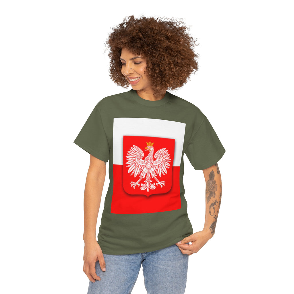 Polish White Eagle T-Shirt — Polska Coat of Arms Tee