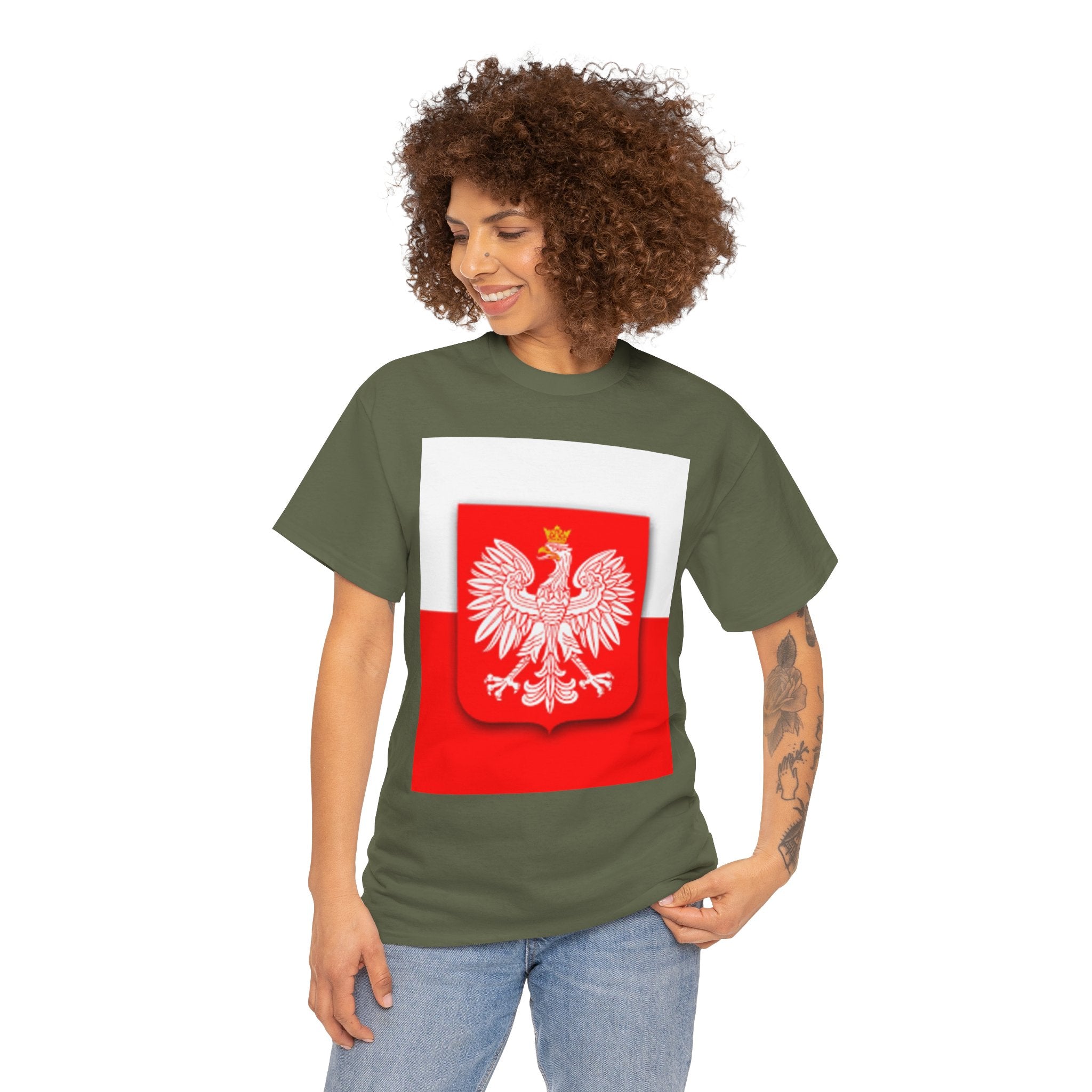 Polish White Eagle T-Shirt — Polska Coat of Arms Tee