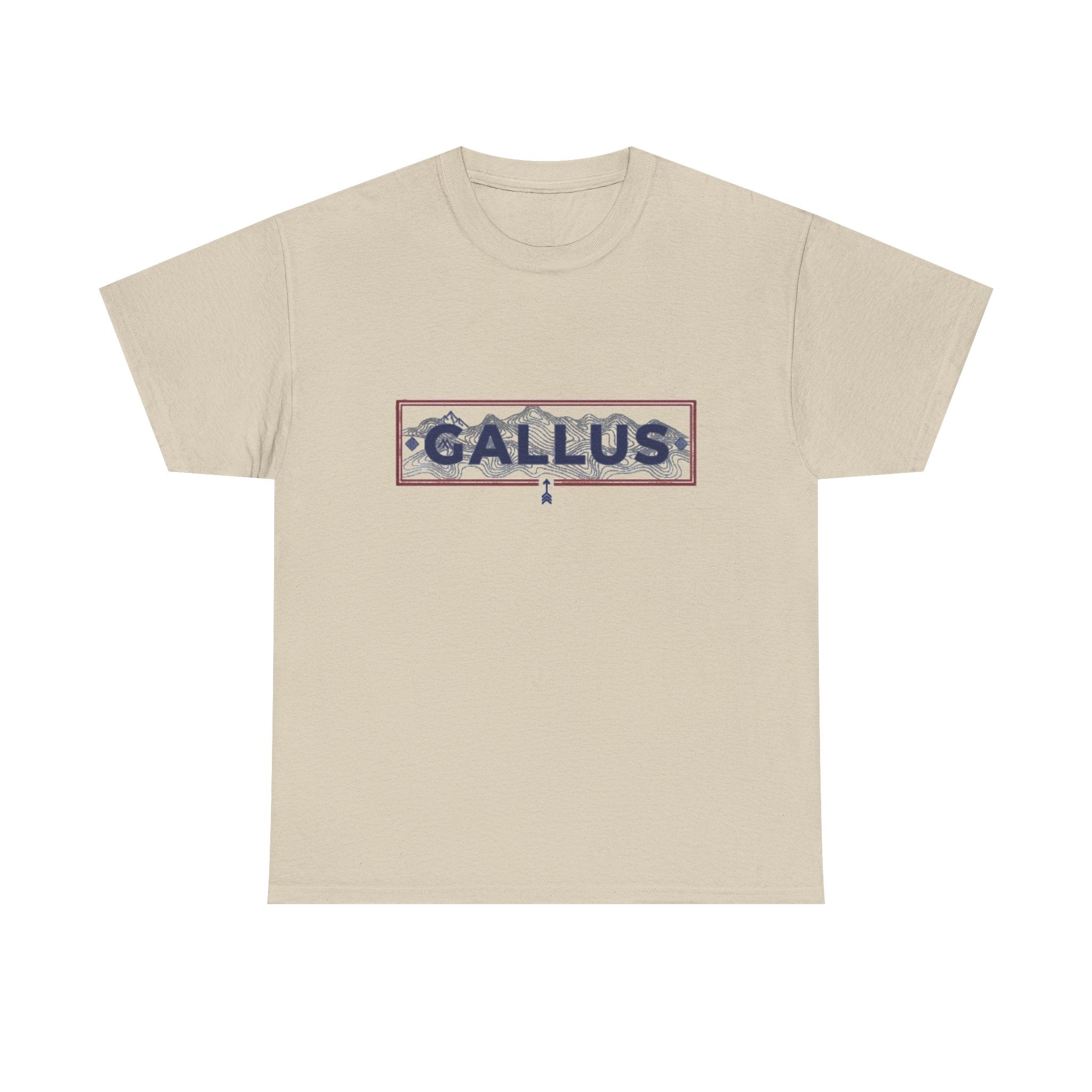 Gallus Adventure Tee — "I Am Exploring, Not Lost" Mountain Graphic T-Shirt