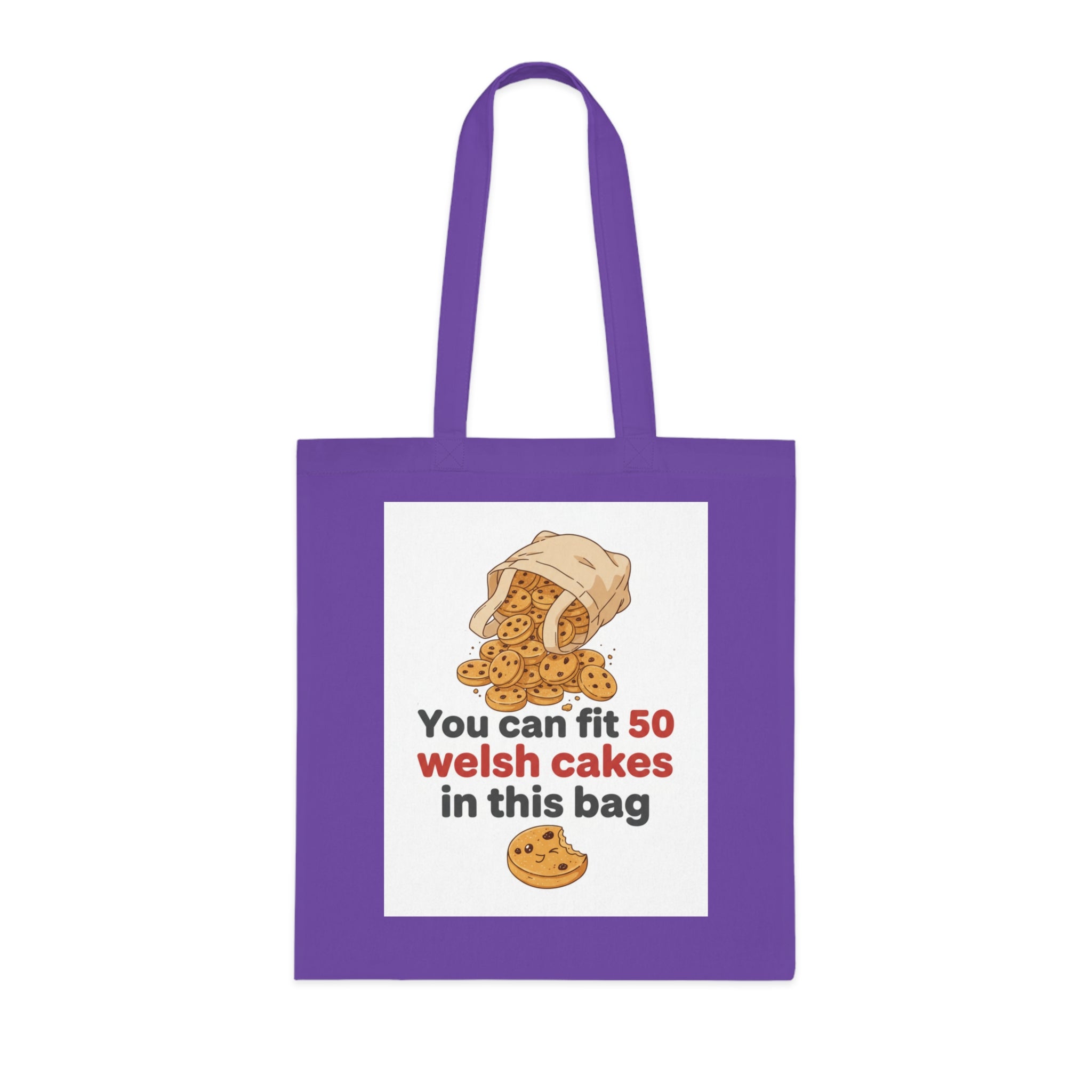 Welsh Cakes Tote Bag – "You Can Fit 50 Welsh Cakes in This Bag" Cotton Grocery Tote