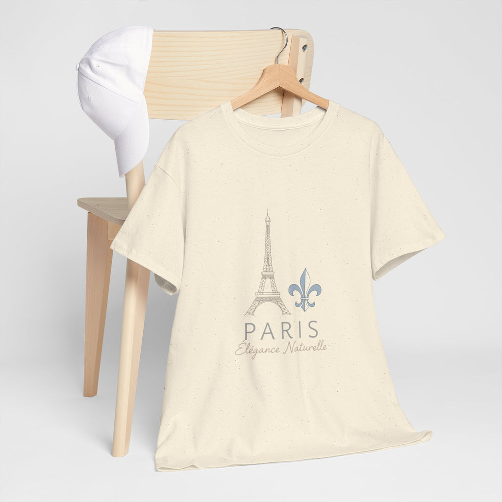 Paris Eiffel Tower Tee – 'Paris Élégance Naturelle' Graphic T-Shirt