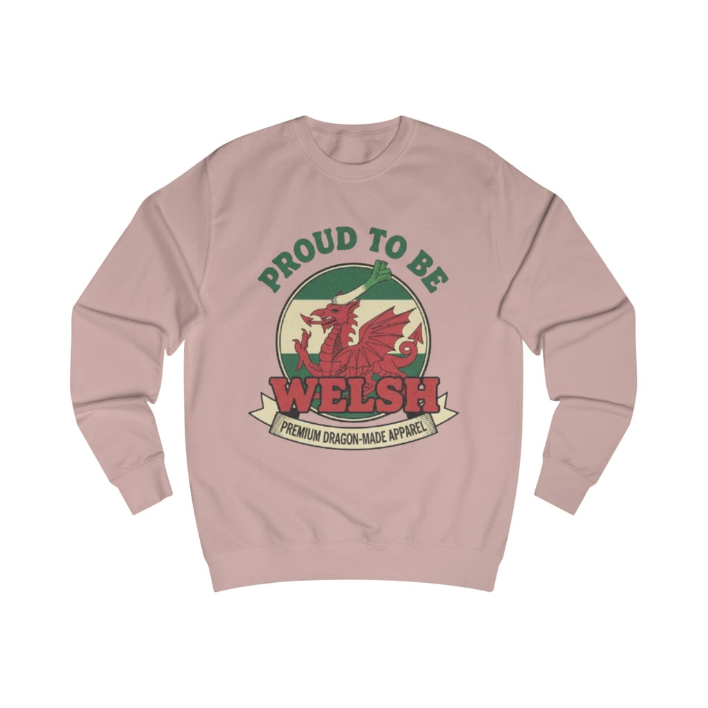 Proud to Be Welsh Sweatshirt - Welsh Dragon Pride Pullover