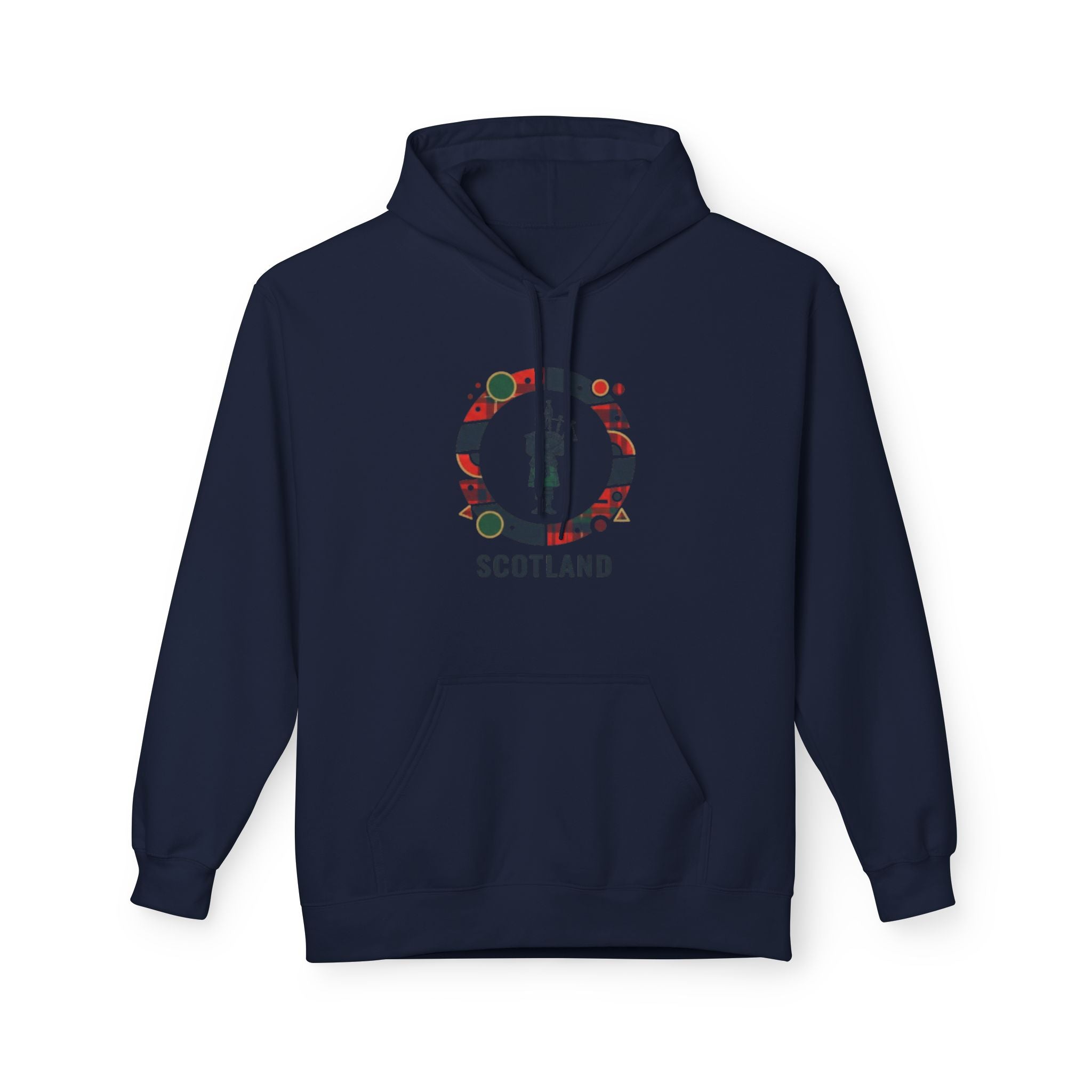 Scotland Crest Graphic Hoodie — Scottish Flag & Thistle Travel Souvenir