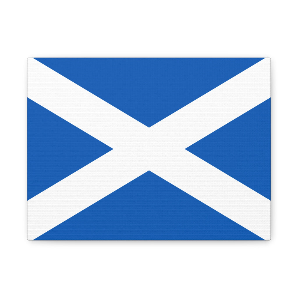 Scotland Flag Matte Stretched Canvas (1.25")