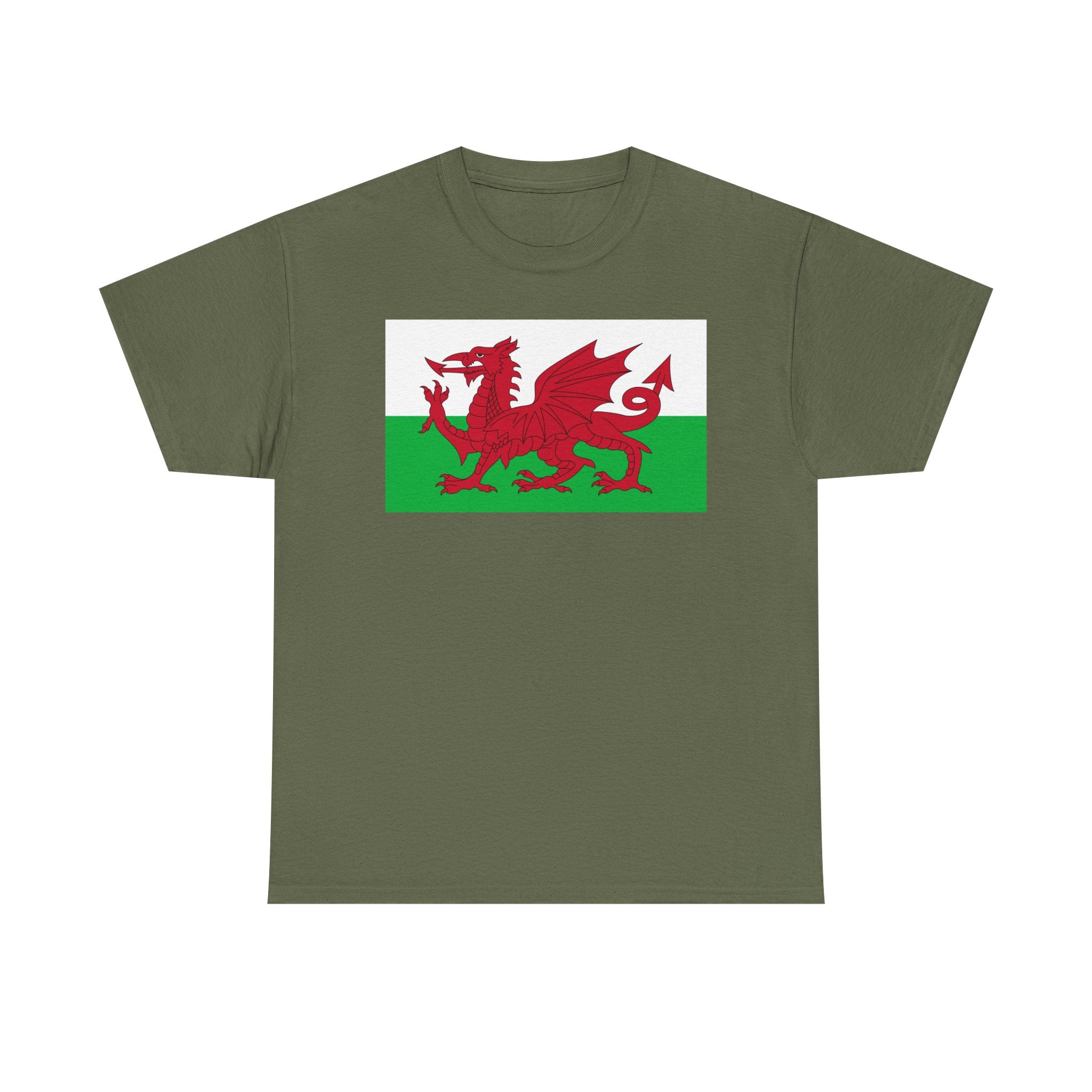 Welsh Dragon T‑Shirt — Cymru Red Dragon Flag Tee
