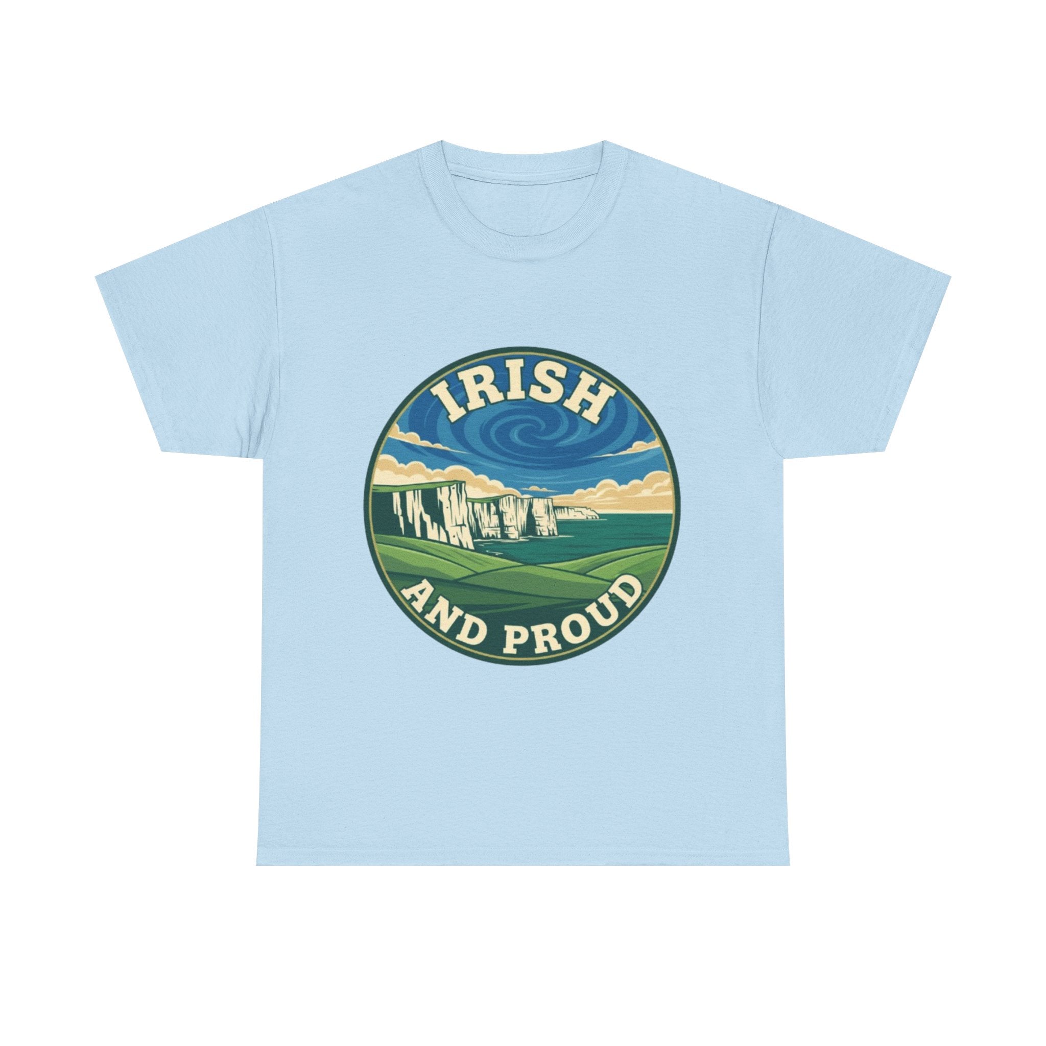 Irish and Proud T-Shirt — Scenic Cliffs Vintage St. Patrick’s Day Tee