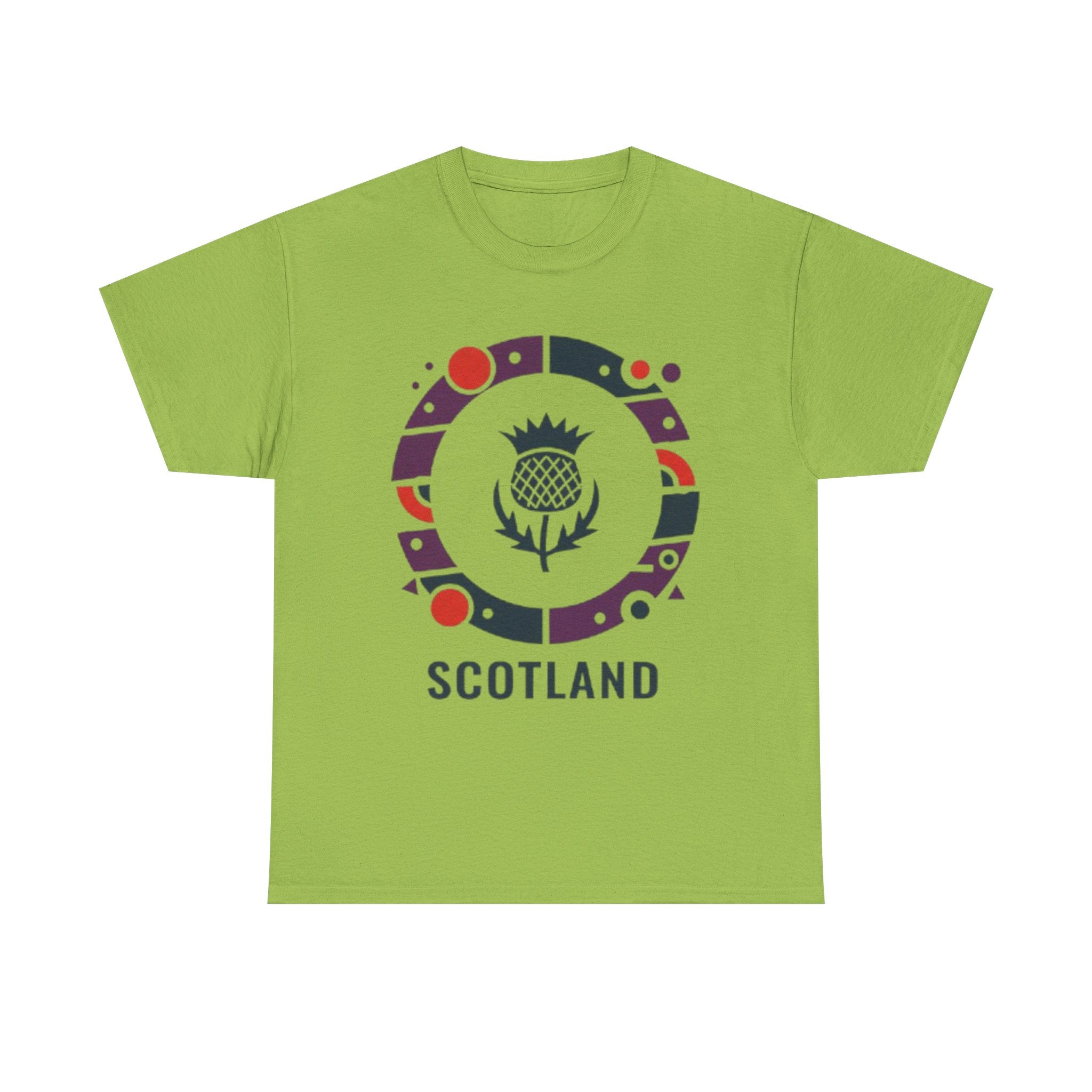 Scotland Thistle Graphic Tee — Scottish Pride Casual T‑Shirt