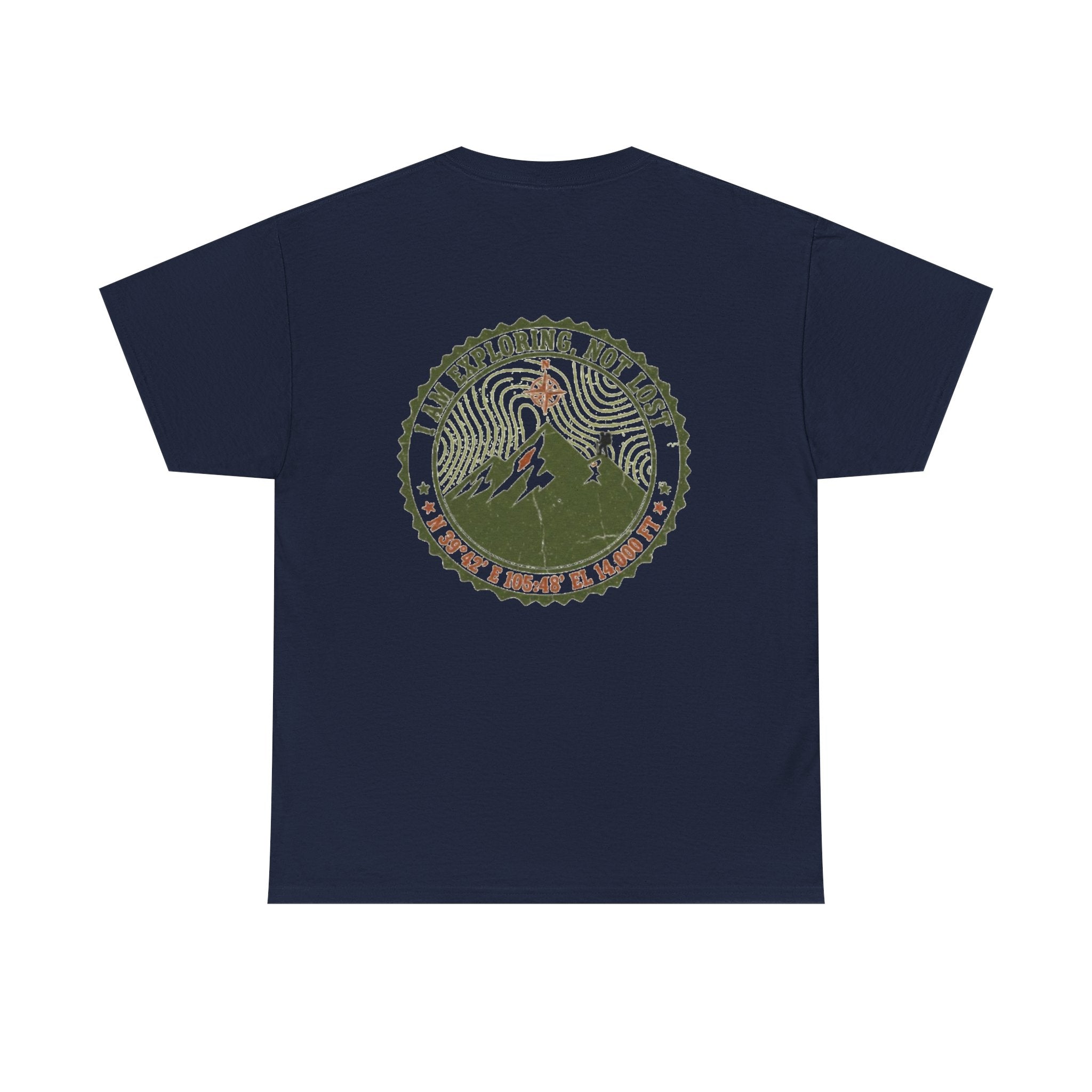Adventure Logo Tee — "GALLUS" Mountain Badge Shirt (Exploring Not Lost)